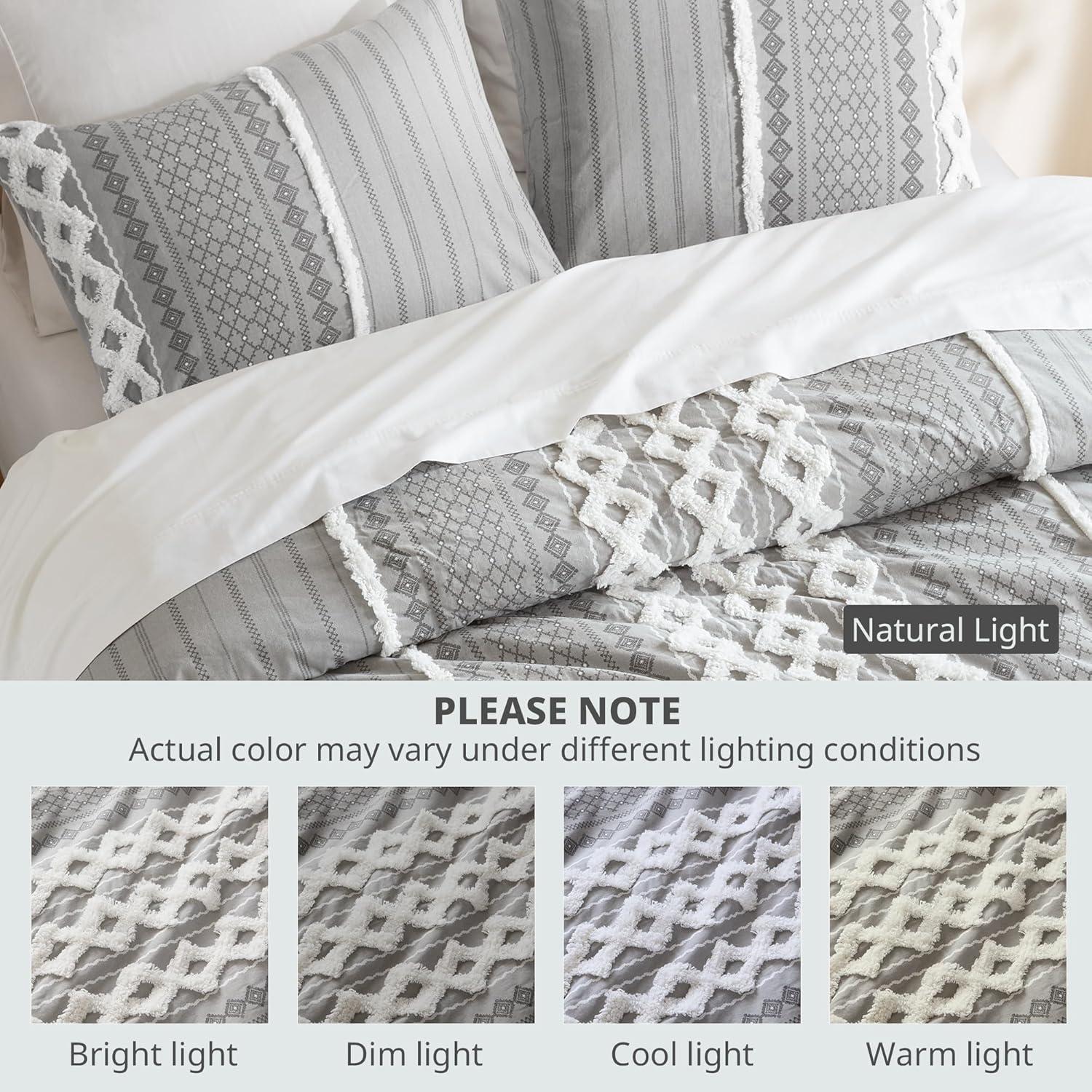 INK+IVY Imani Cotton Printed Duvet Cover Set