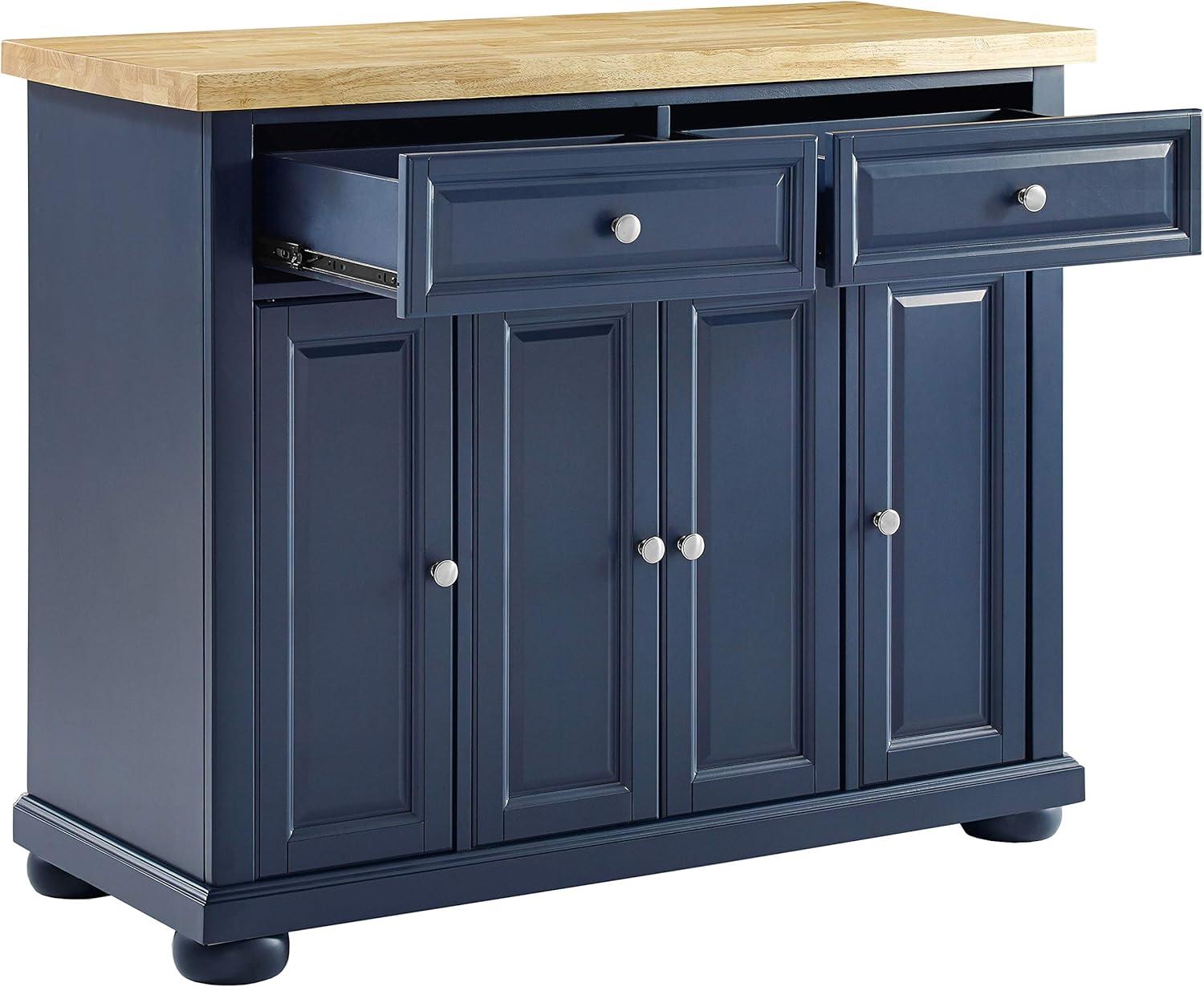 Madison Solid Wood Top Kitchen Island