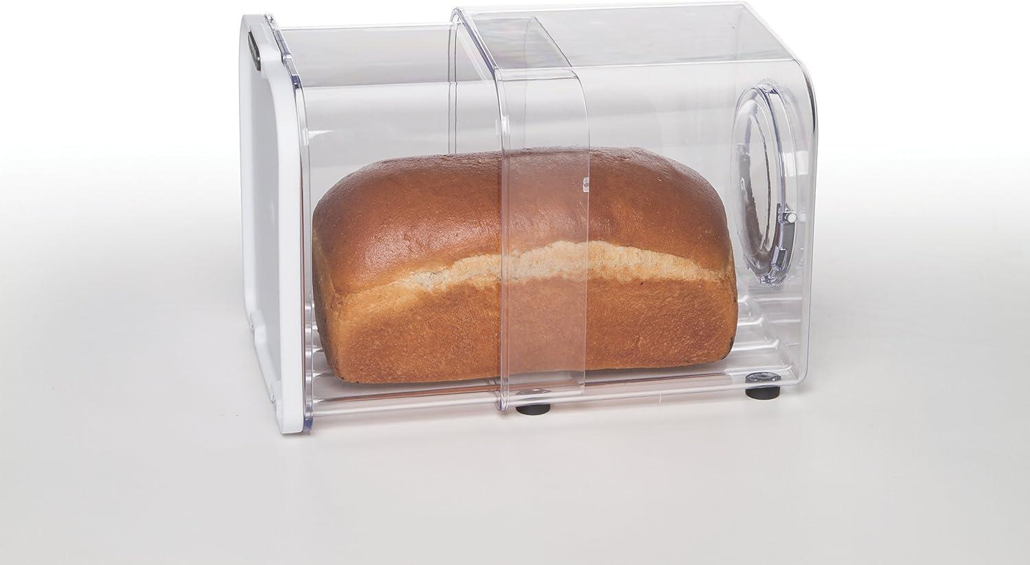 Clear Expandable Bread Storage Container with Air Vent