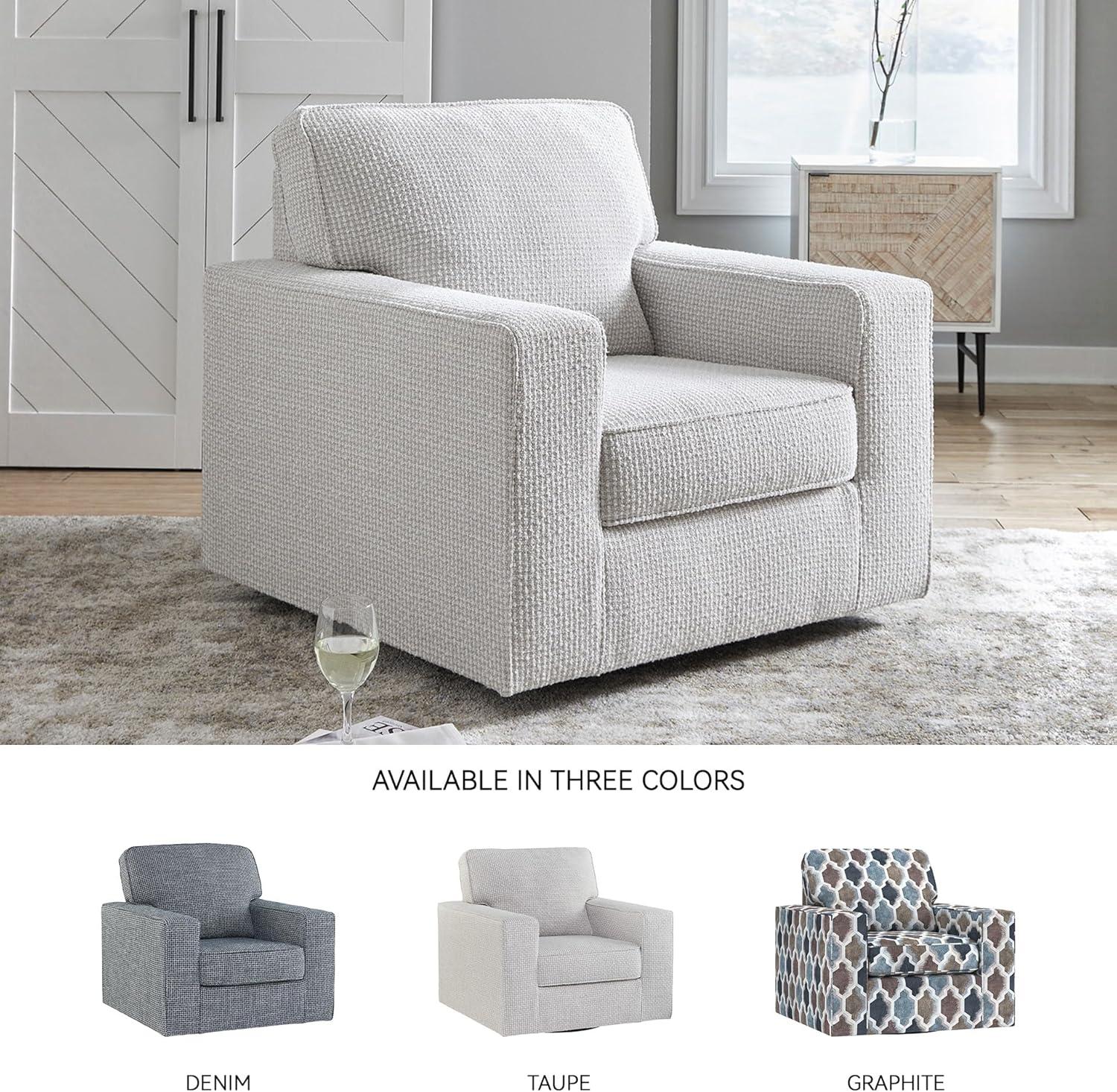 Ebern Designs Deivydas Upholstered Swivel Armchair