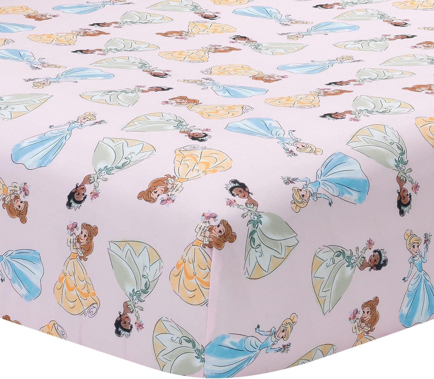 Lambs & Ivy Disney Baby Princesses Fitted Crib Sheet