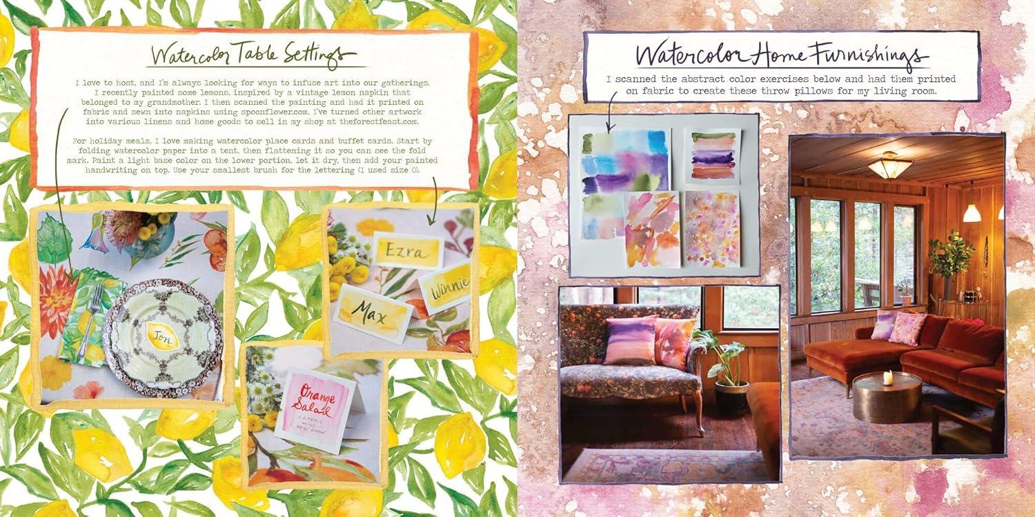 The Watercolor Feast - by  Erin Gleeson (Hardcover)