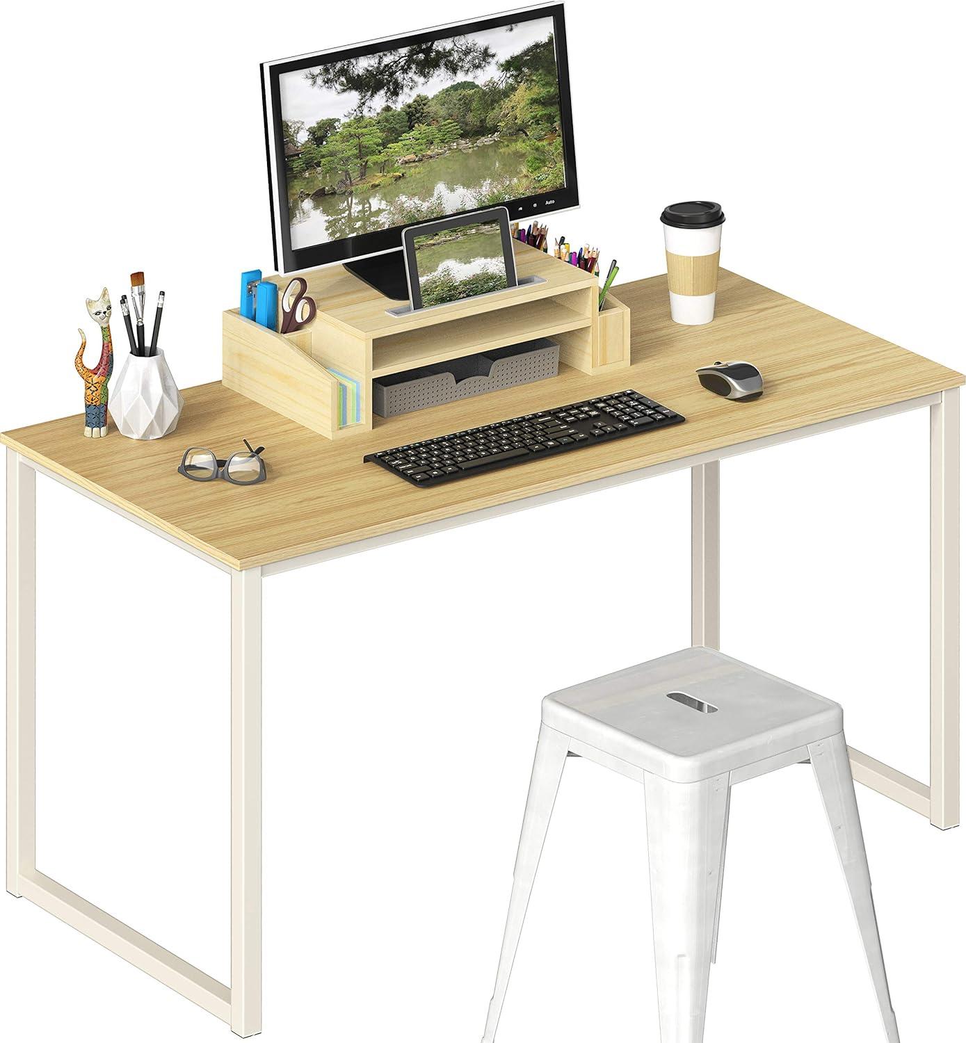 SHW Home Office 40-Inch Computer Desk, Oak