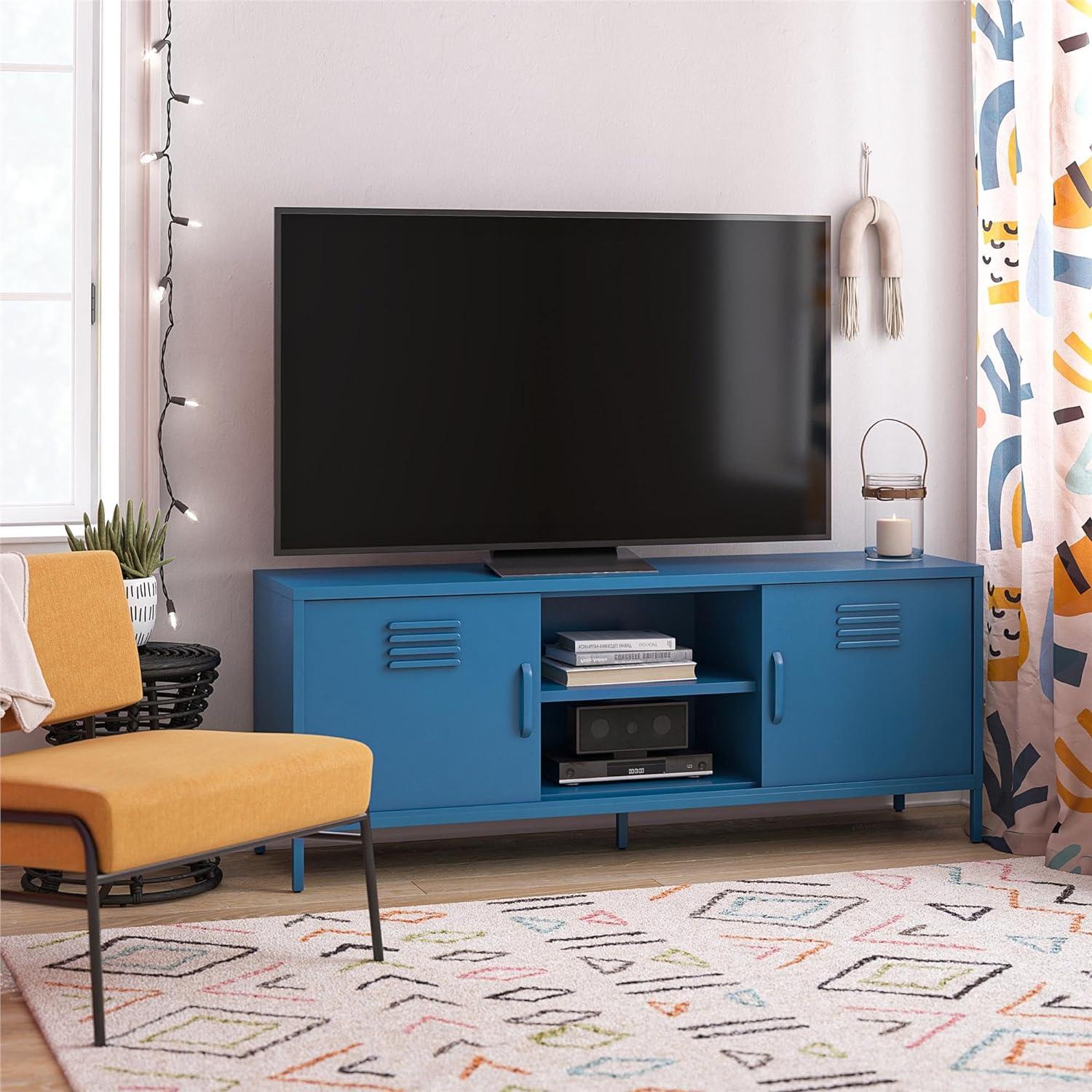 Cache Metal Locker-Style TV Stand for TVs up to 65"