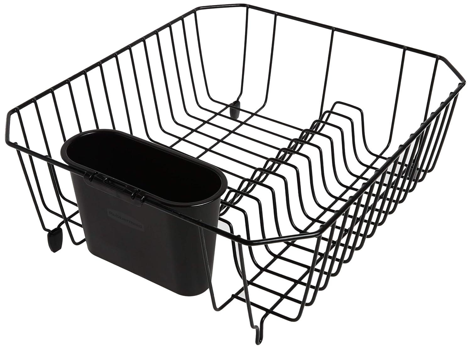 Panacea Steel Small Black Dish Drainer