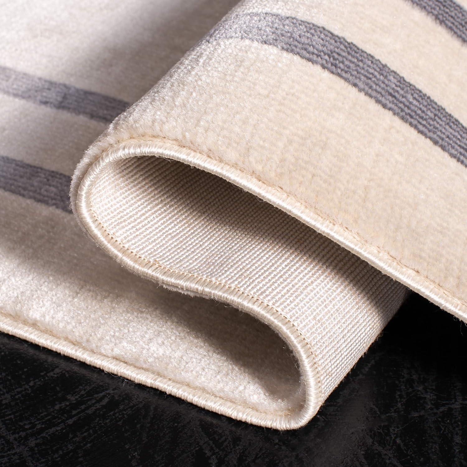 Orwell ORW302 Power Loomed Indoor Area Rug - 6'7"x6'7" - Ivory/Taupe - Safavieh