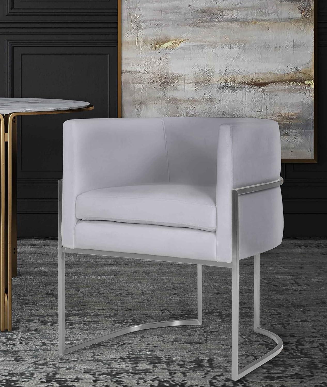 Giselle Velvet Upholstered Armchair