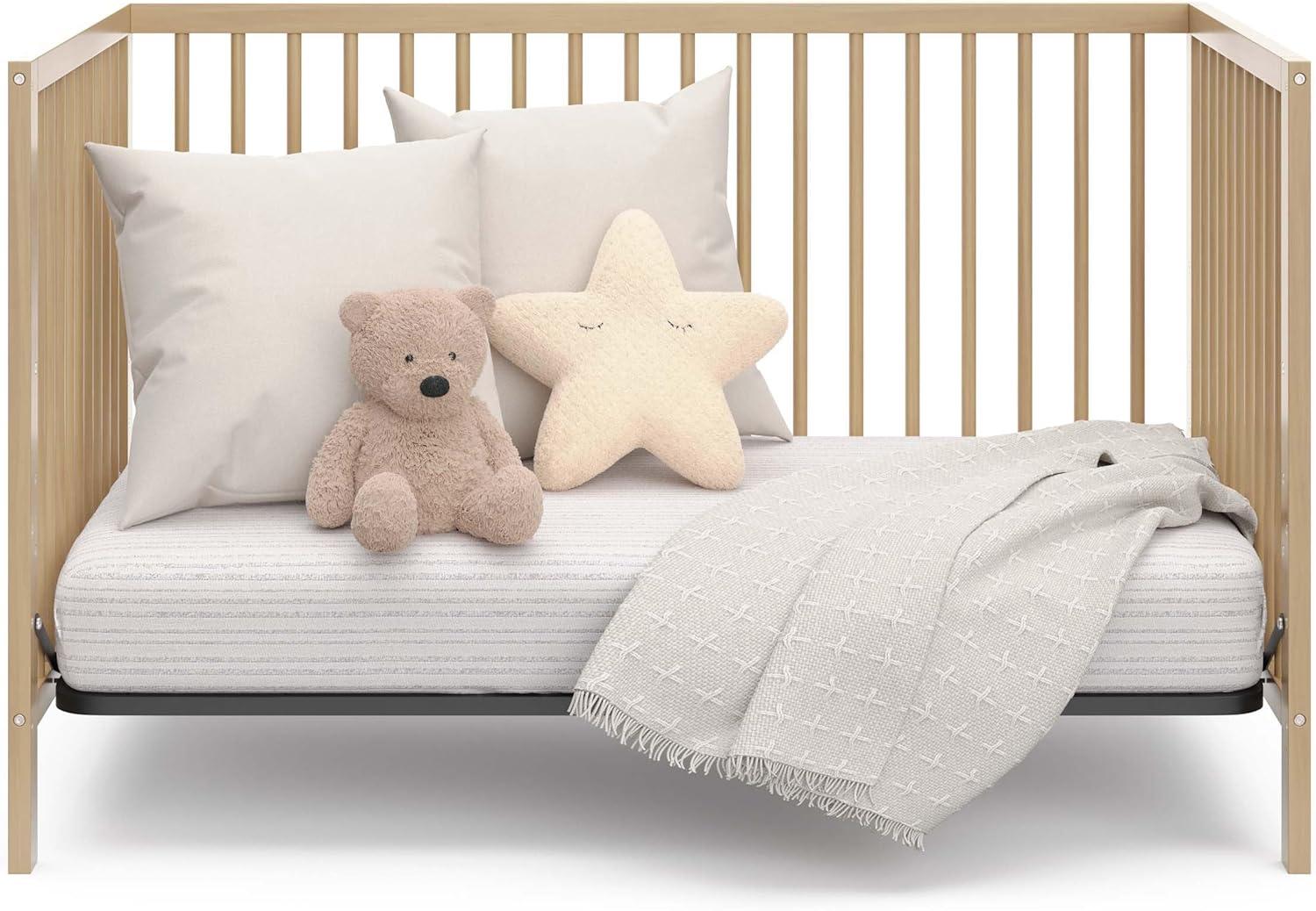 Teddi 4-in-1 Mini Convertible Crib with Mattress