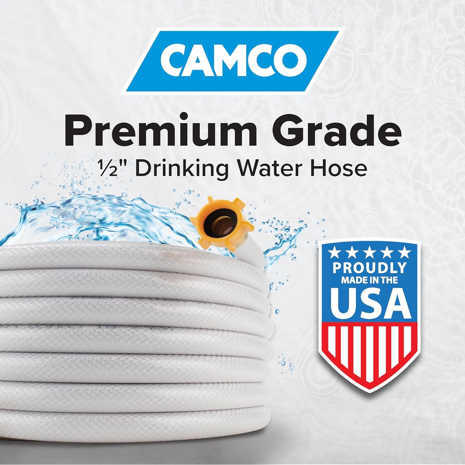 Camco 22743 Tastepure White Boat and RV 10' Drinking Water Hose