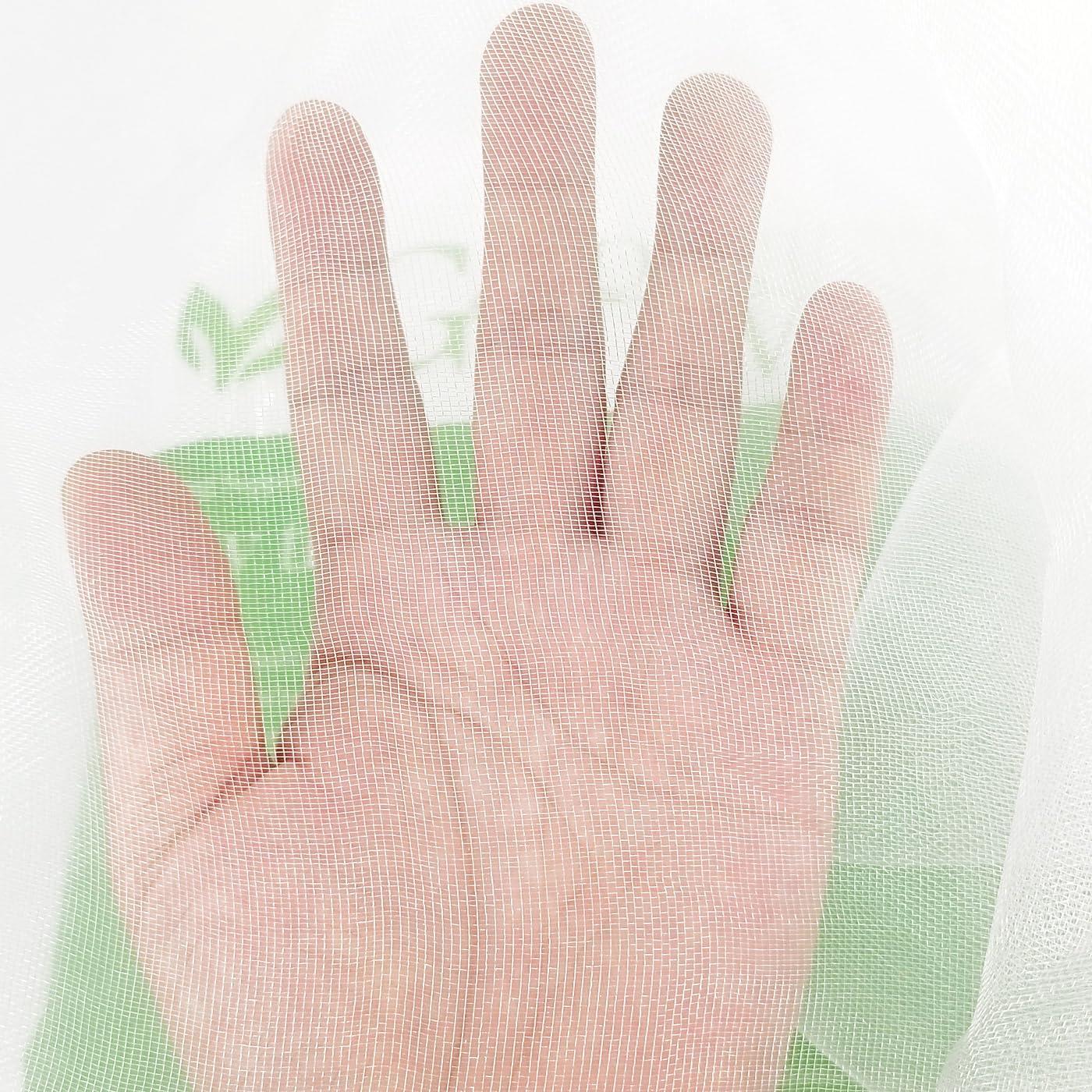 10'x10' Mosquito Bug Insect Bird Net Barrier Hunting Blind Garden Netting for Protect Your Plant Fruits Flower