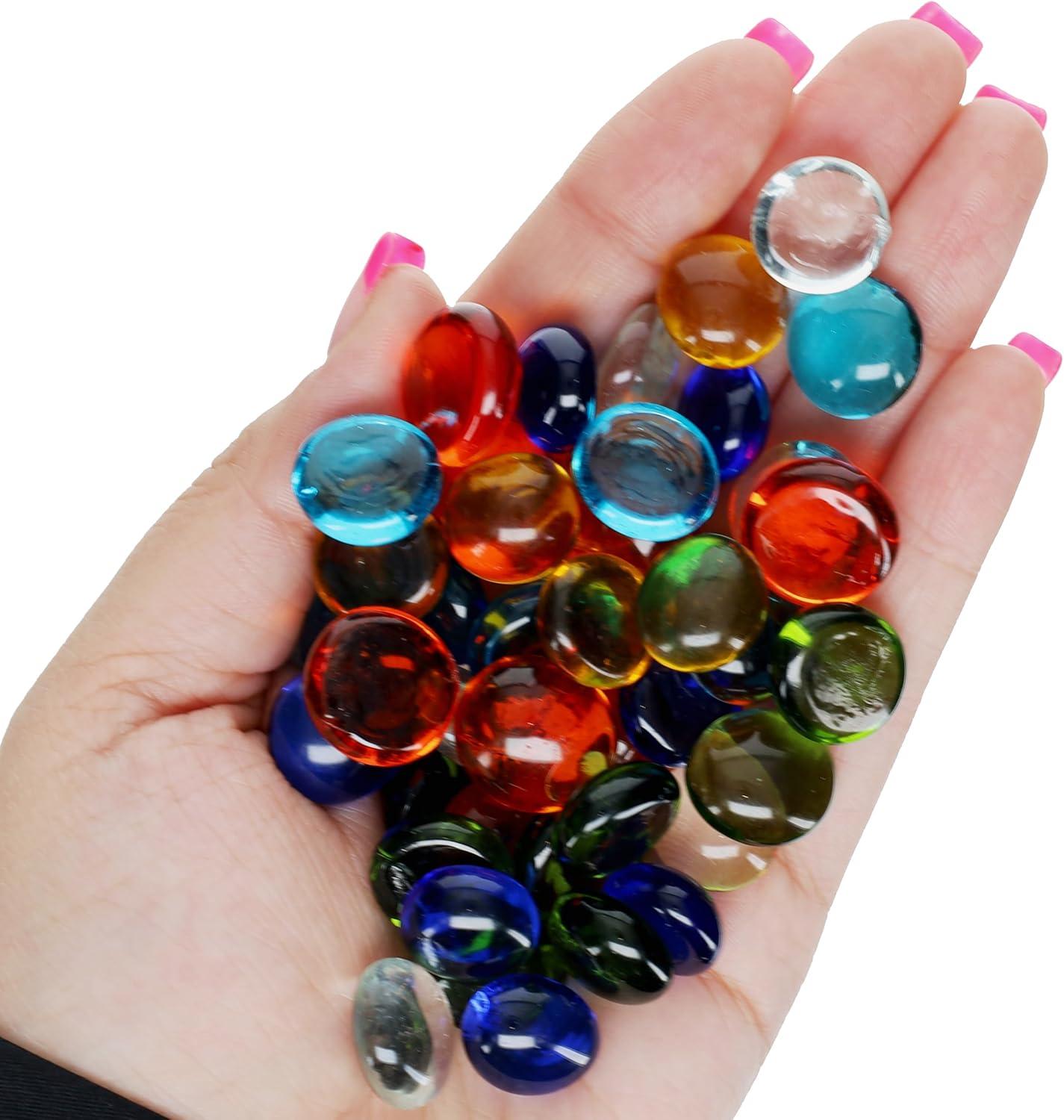WE Games Folding Mancala - Solid Wood Board & Glass Stones