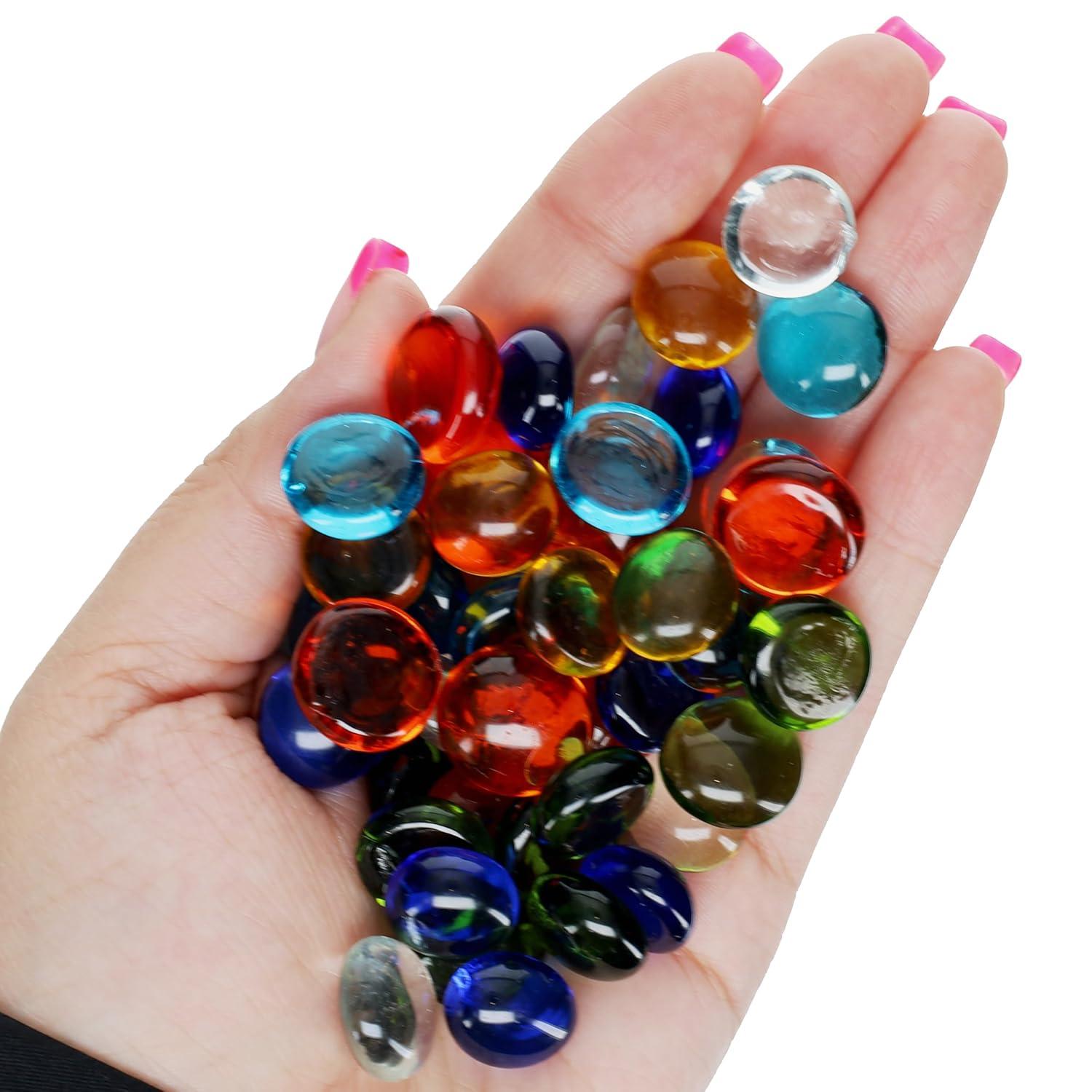 WE Games Folding Mancala - Solid Wood Board & Glass Stones