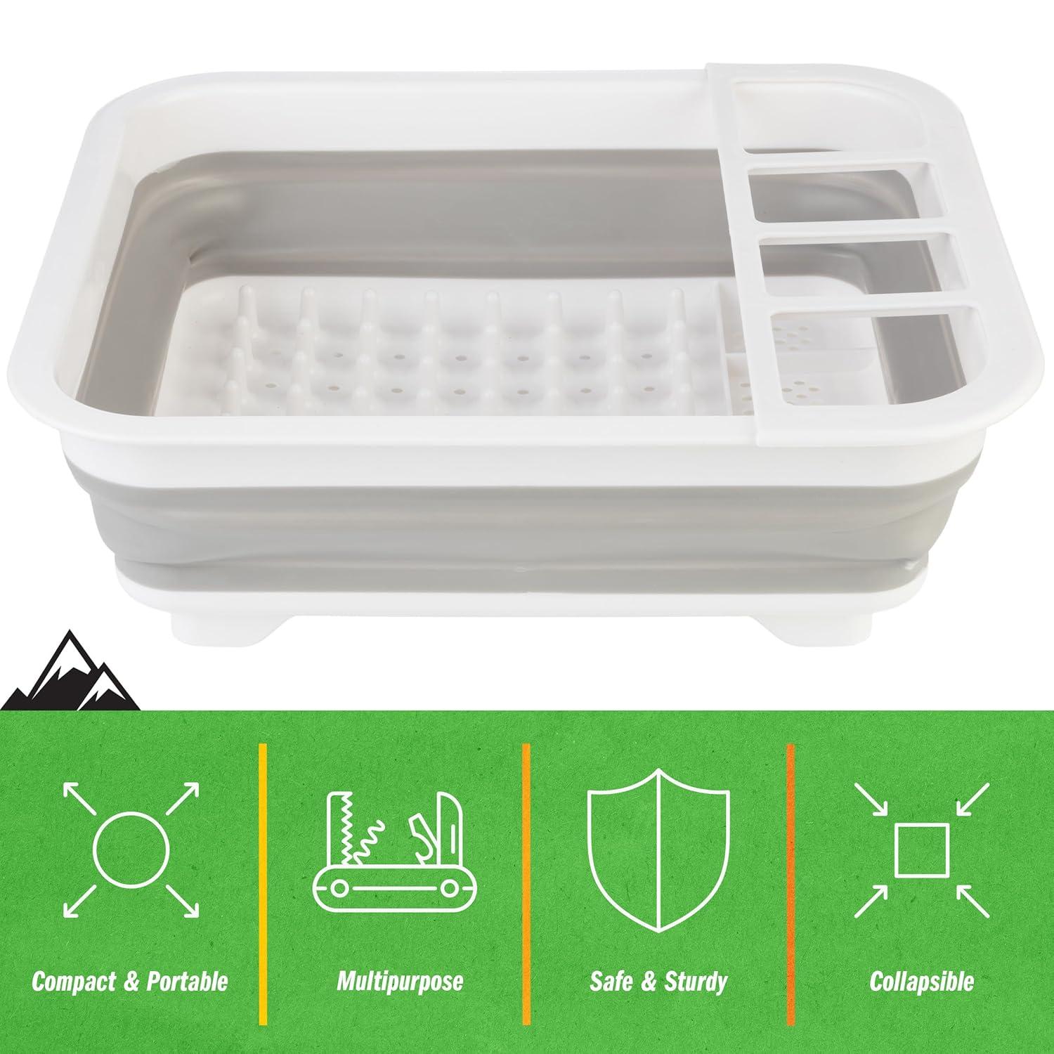 Wakeman Outdoors Collapsible Drying Rack, Gray