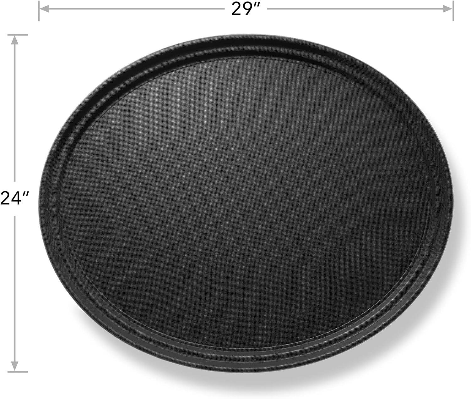 29" Oval Non-Skid Serving Trays, NSF Certified