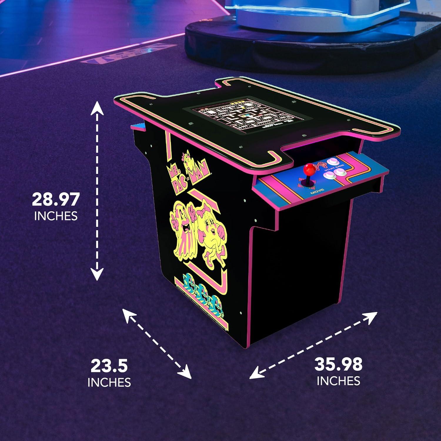 Arcade 1Up Arcade1Up Ms. Pac-Man 40th Anniversary Head-to-Head Black Series Edition Table