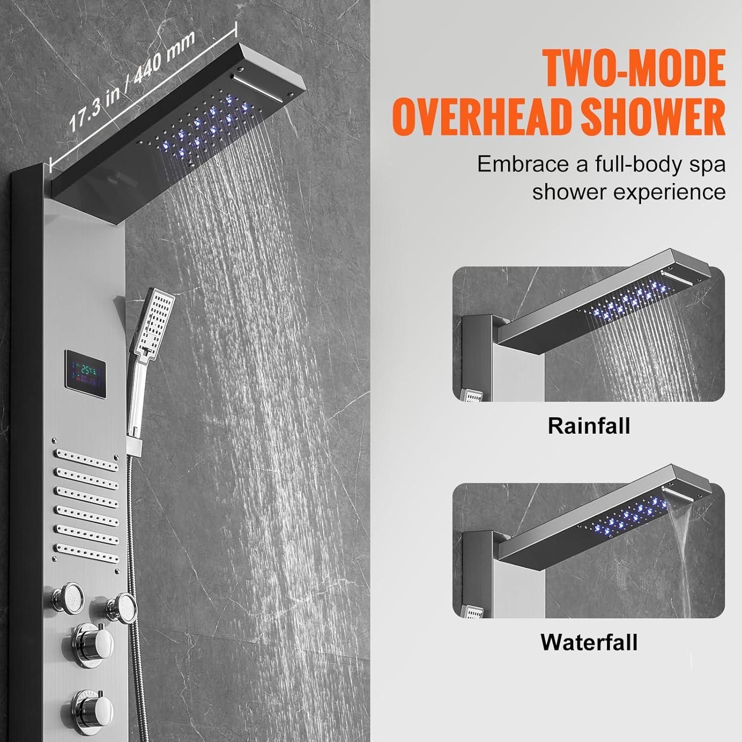 53.2'' Shower Panel with Full Body Shower Head