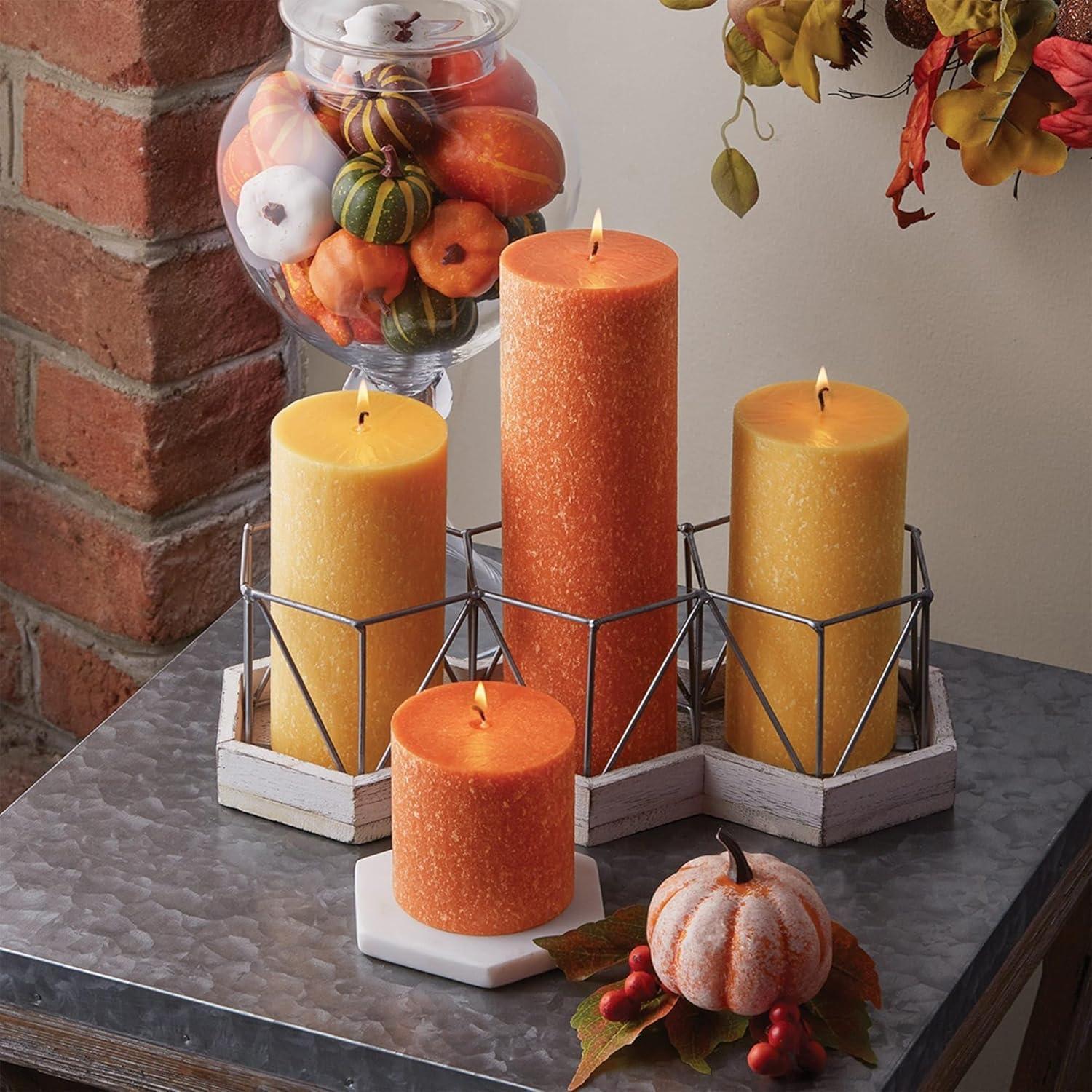 Timberline Unscented Pillar Candle