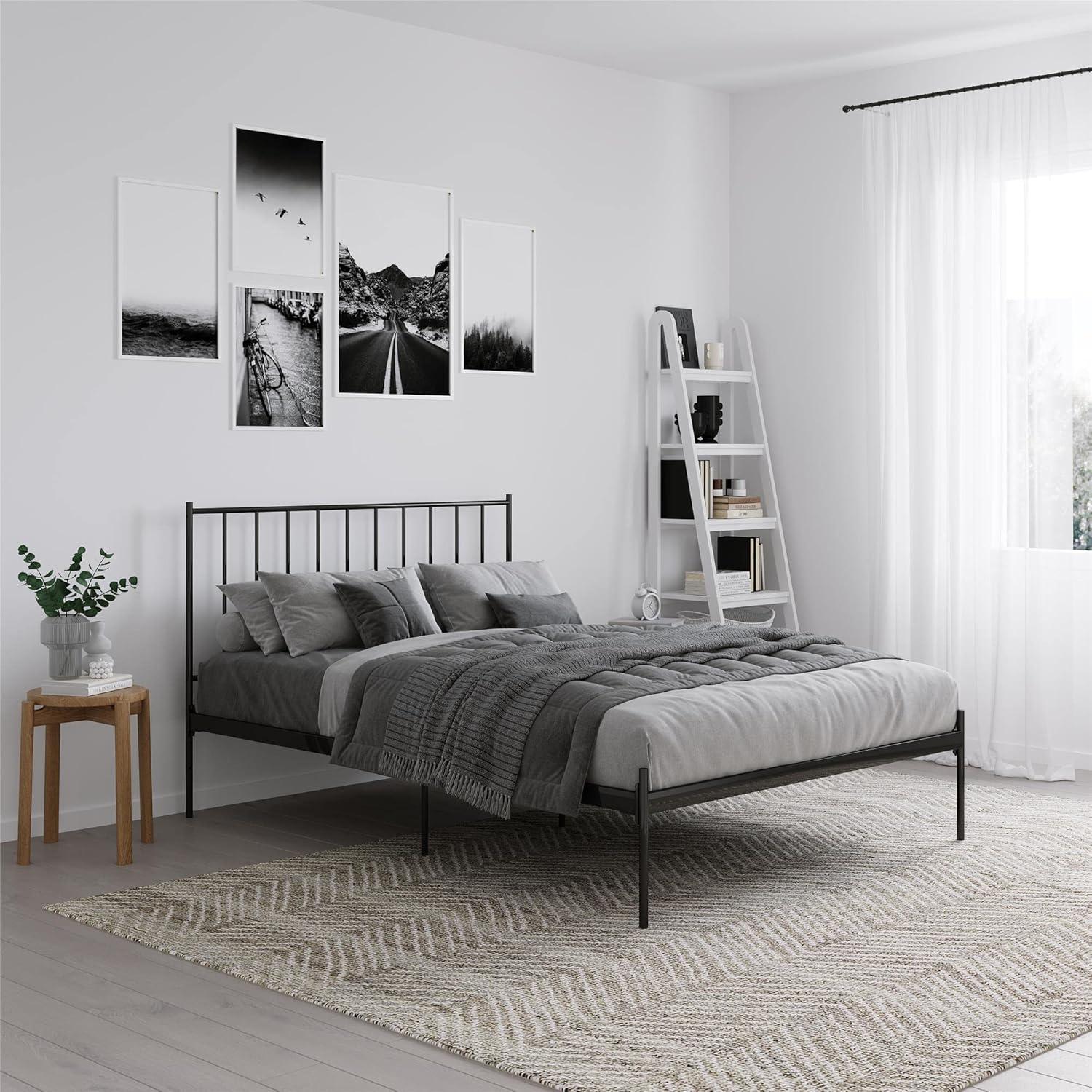 RealRooms Ares Adjustable Height Metal Bed