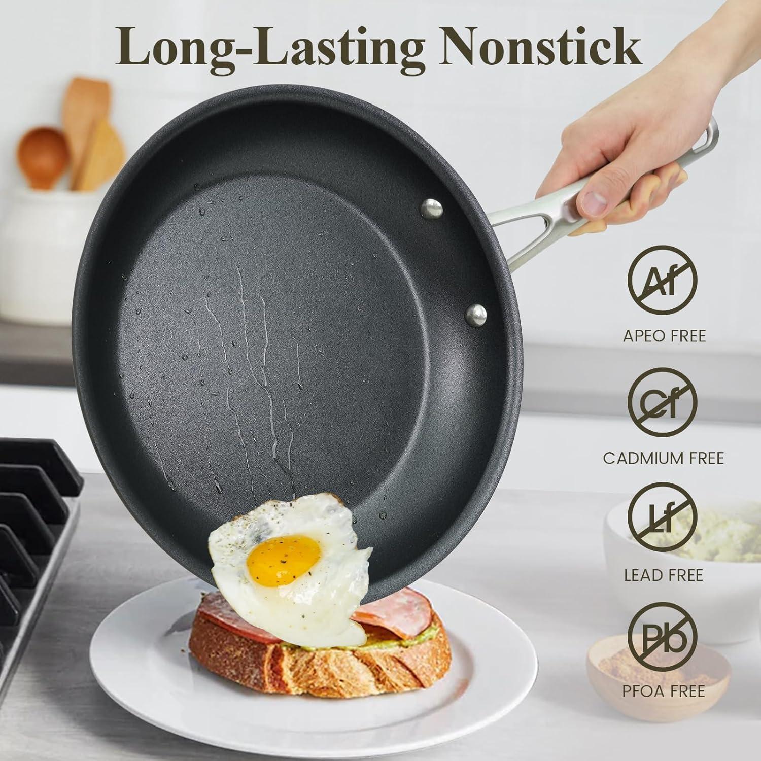 Essential 4 - Piece Hard Anodized Nonstick Cookware Set