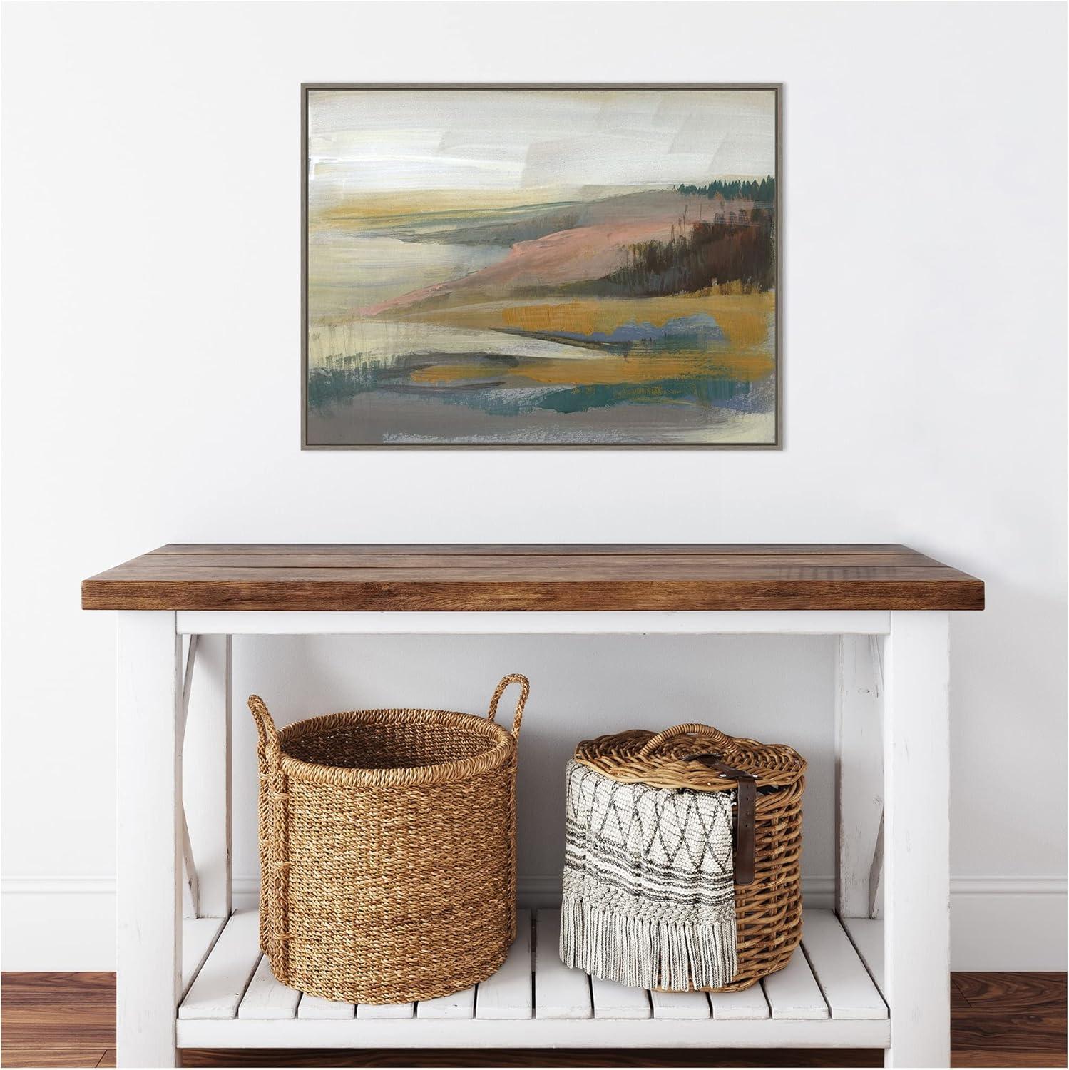 30" x 23" Northwest Cove II by Jennifer Goldberger - Amanti Art: Modern Landscape Canvas