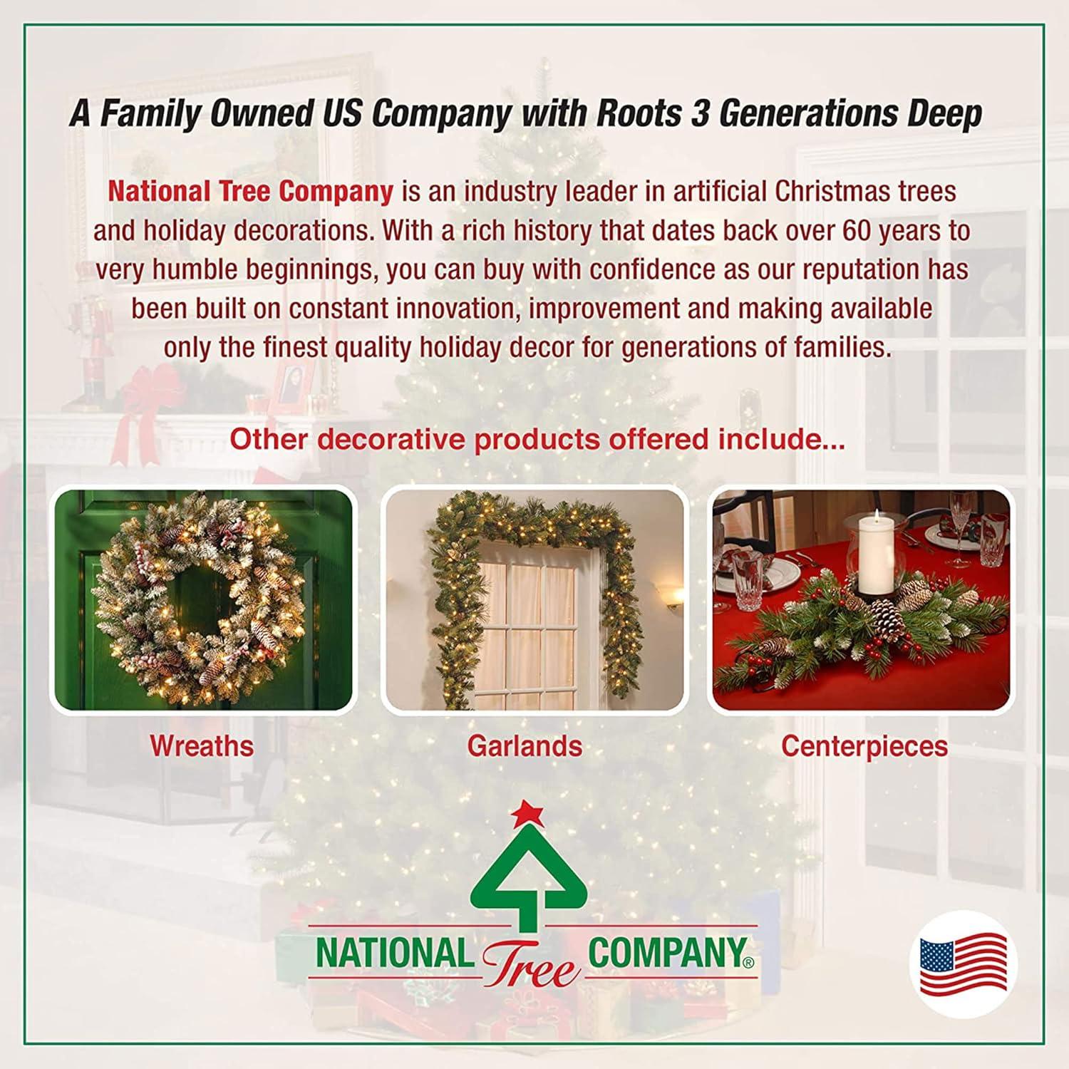 6.5' Prelit Jersey Fraser Fir Artificial Christmas Tree Clear Lights - National Tree Company