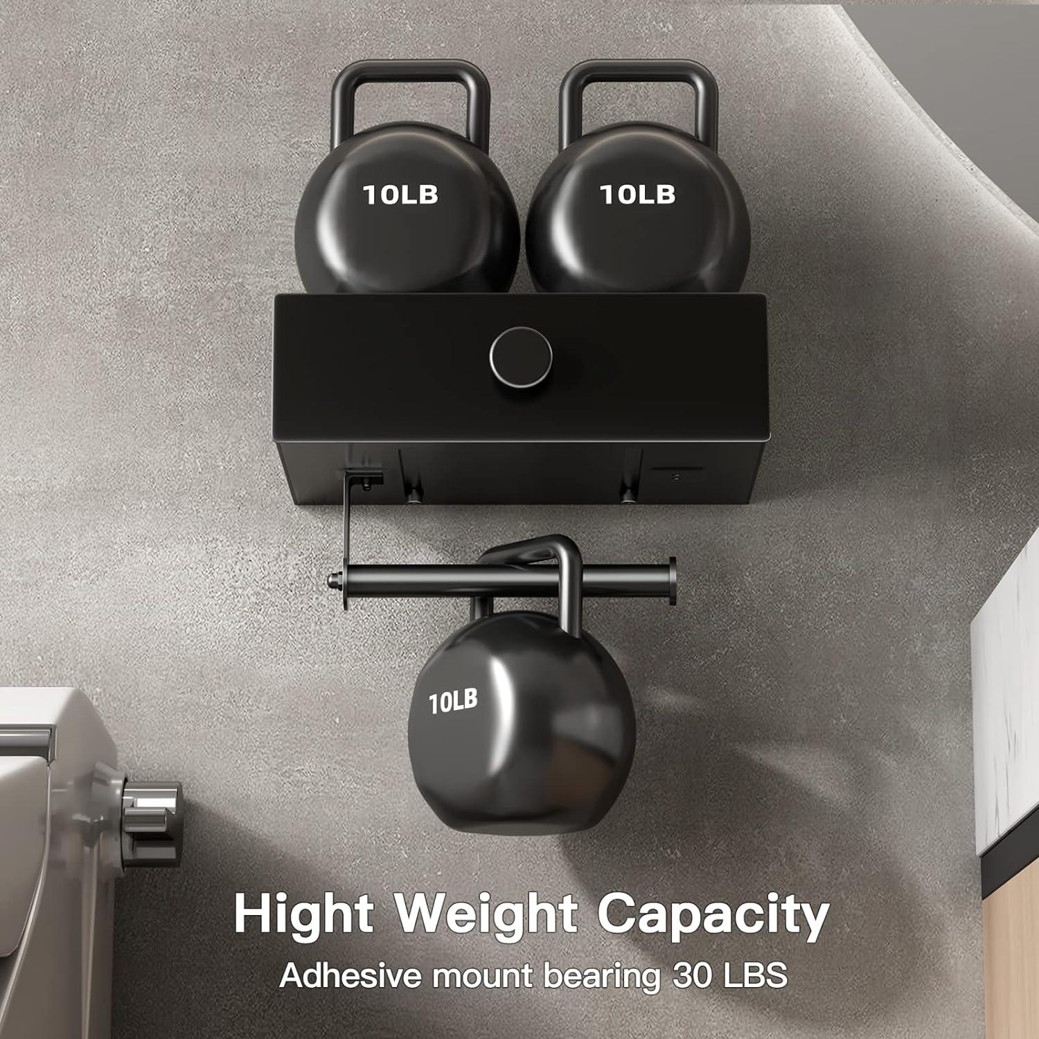 Toilet Paper Holder With Shelf Wipes Dispenser For Bathroom Toilet Paper Holder With Storage Upgrade Drawer Design Toilet Tissue Holder Adhesive Small Bathroom Shelf Wall Mount