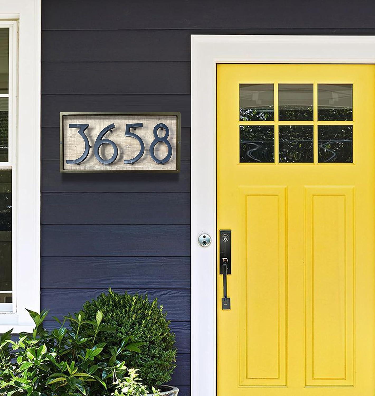 NACH Metal Floating Mount House Number