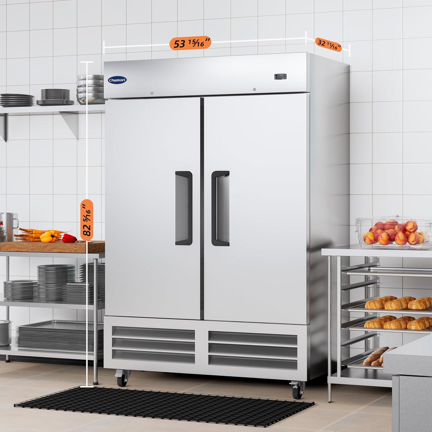 Arctic Air AR49 49 Cubic Feet Stainless Steel Refrigerator