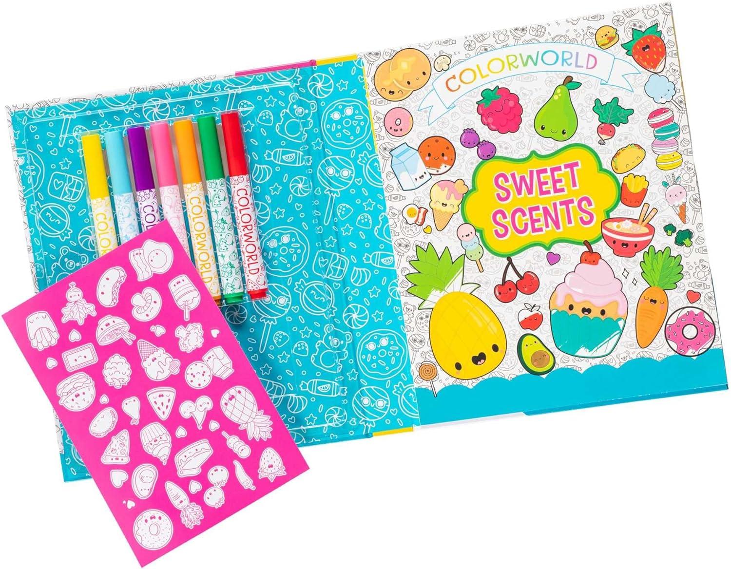 ColorWorld Sweet Scents Kids' Coloring Kit with Scented Markers
