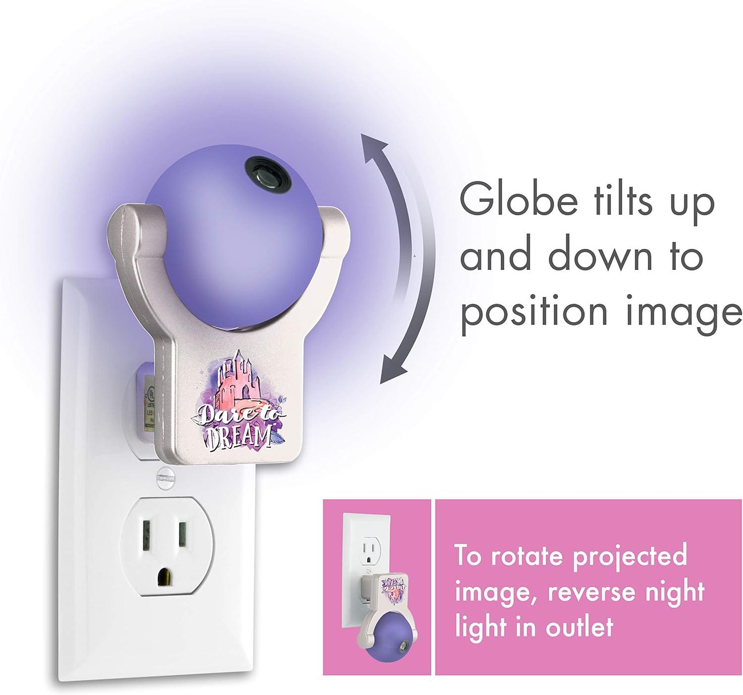 Disney Princess Multi-Color LED Night Light for Kids