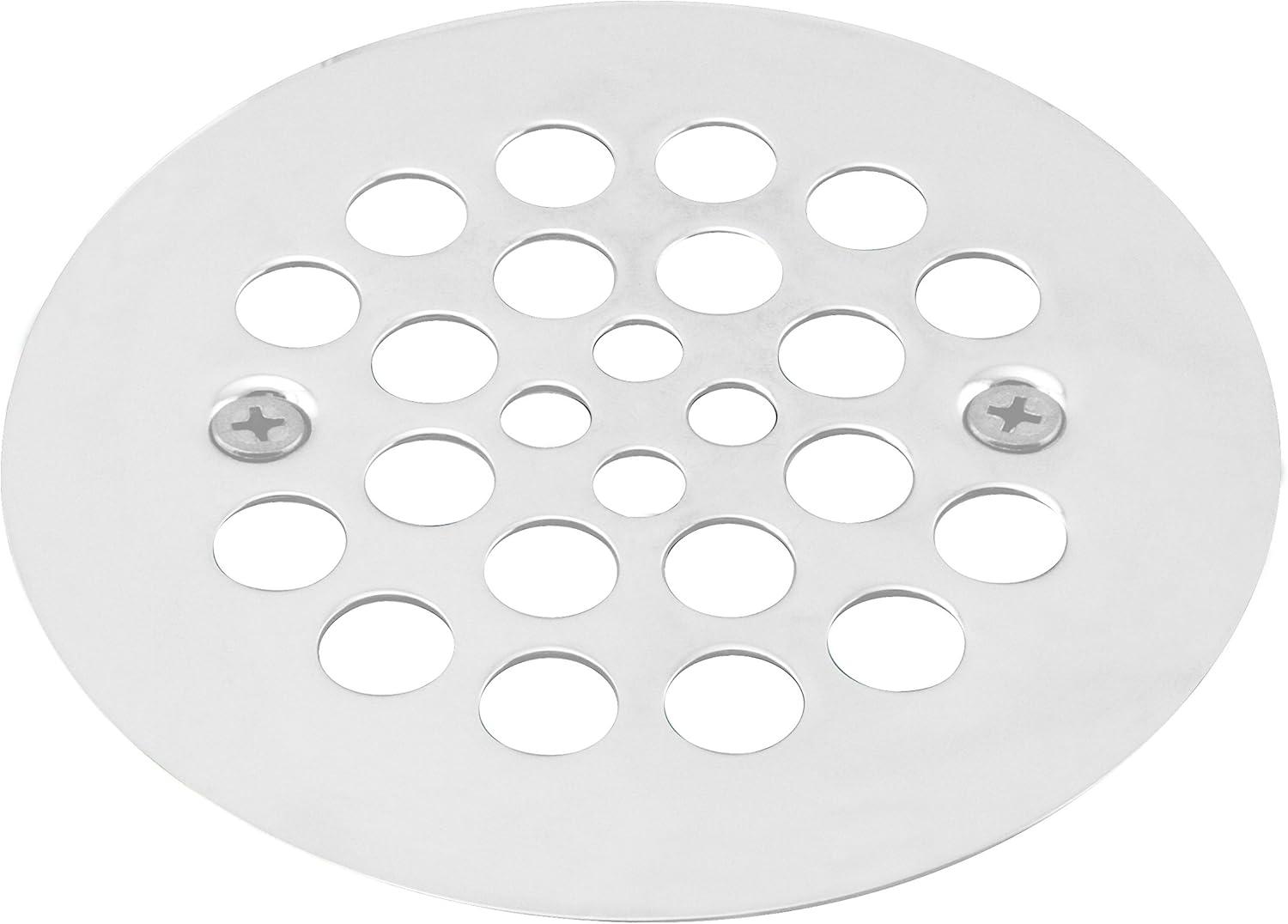 4-1/4" OD Brass Shower Strainer Grid Drain Cover