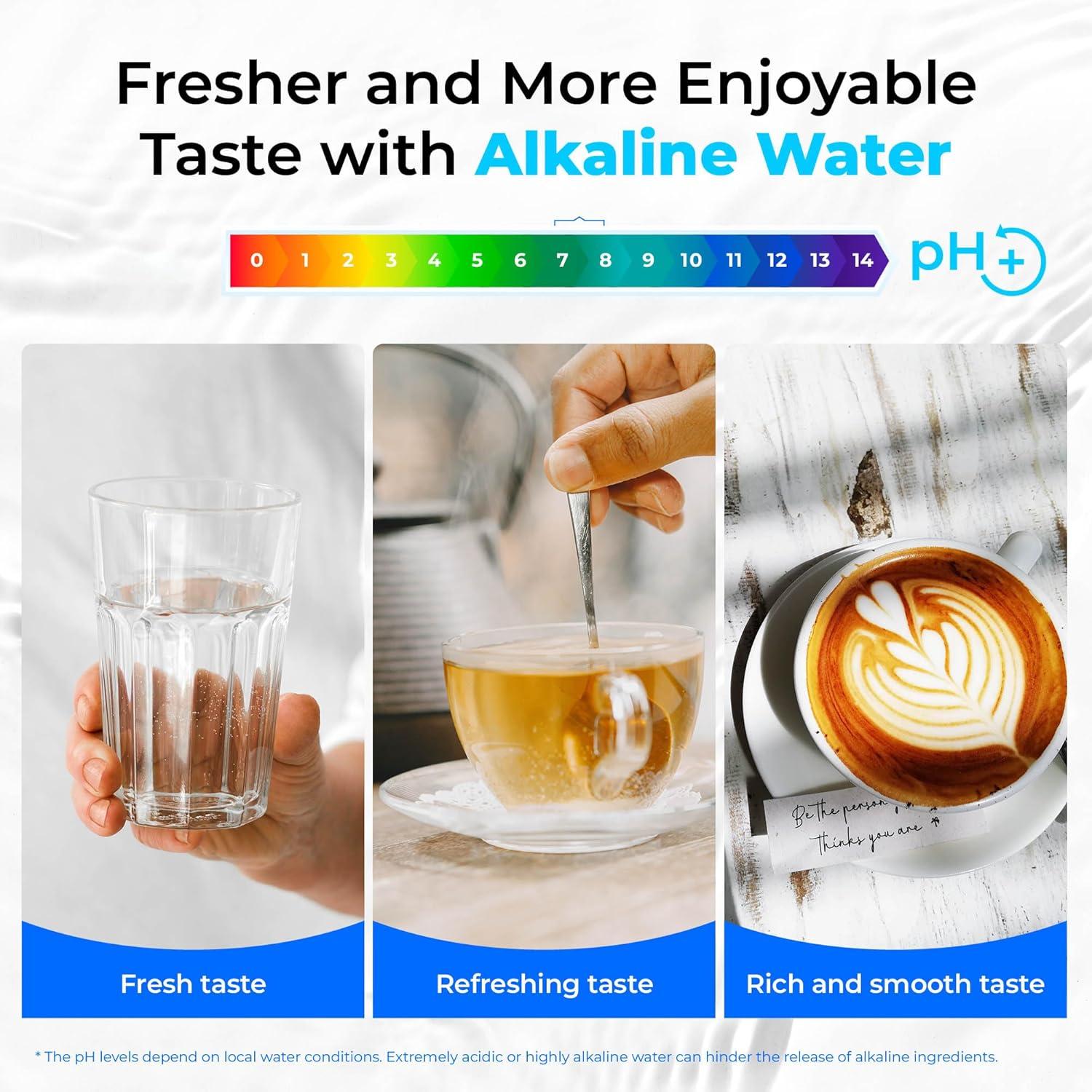 Waterdrop TSA 8 Layer Under Sink Water Filter System, WD-10GC Under Sink Water Filter, Reduces PFAS, PFOA/PFOS, Fluoride, Chlorine, Bad Taste & Odor, NSF/ANSI 42 Certified Element