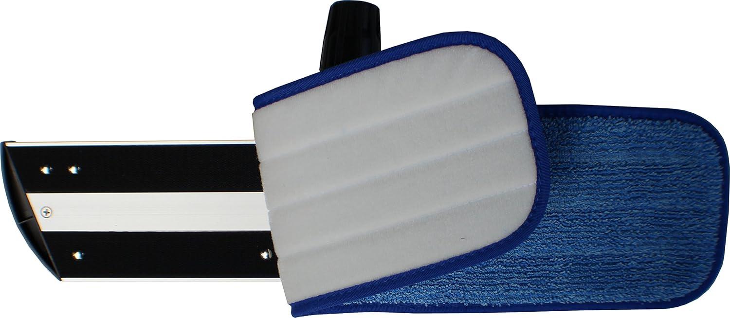 Microfiber Mop Kit 36" - Microfiber Mop Pads, Flat Frame & Telescopic Handle