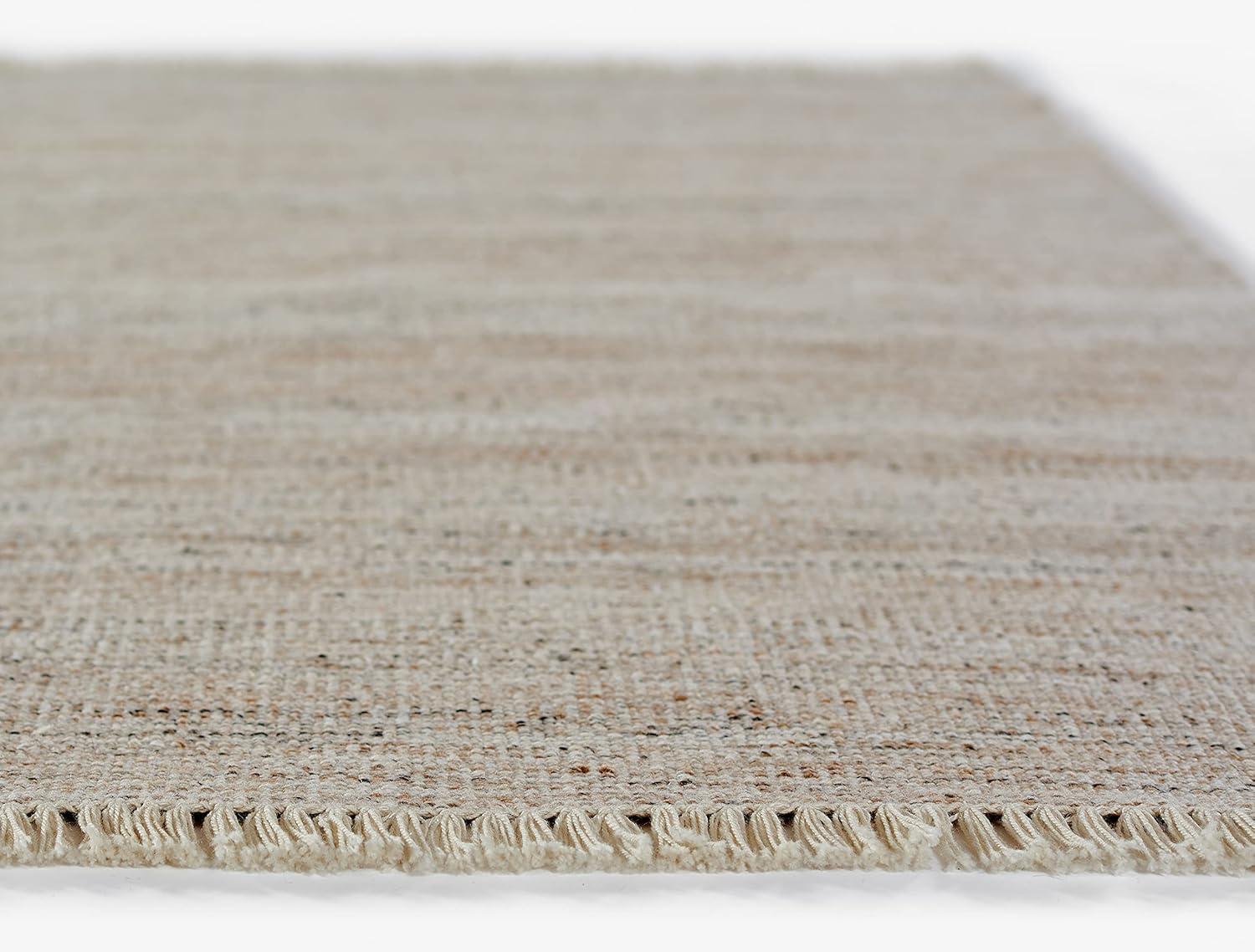 Cove Natural Abstract 8' x 10' Handwoven Indoor/Outdoor Rug