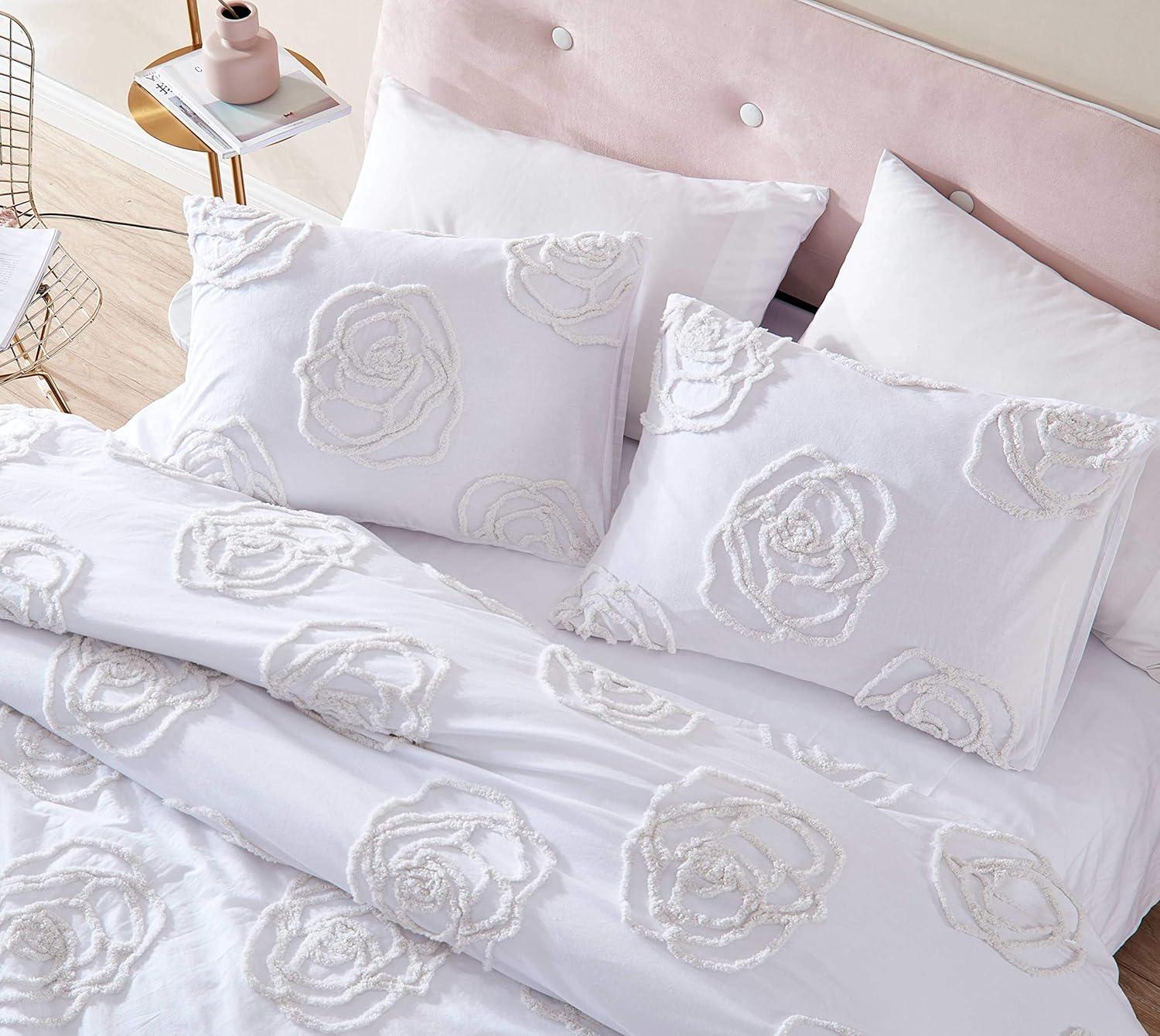 Betsey Johnson Tufted Cotton Duvet Cover Set, King, 144 Thread Count