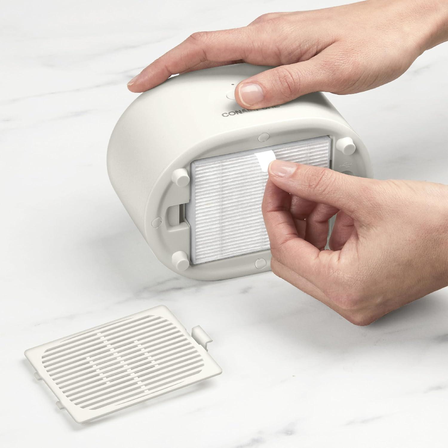 Conair 2pk Pure Portable Air Purifier Replacement Filters: HEPA 10, MERV 10, EPA & CARB Certified, Model APRP03 Compatible