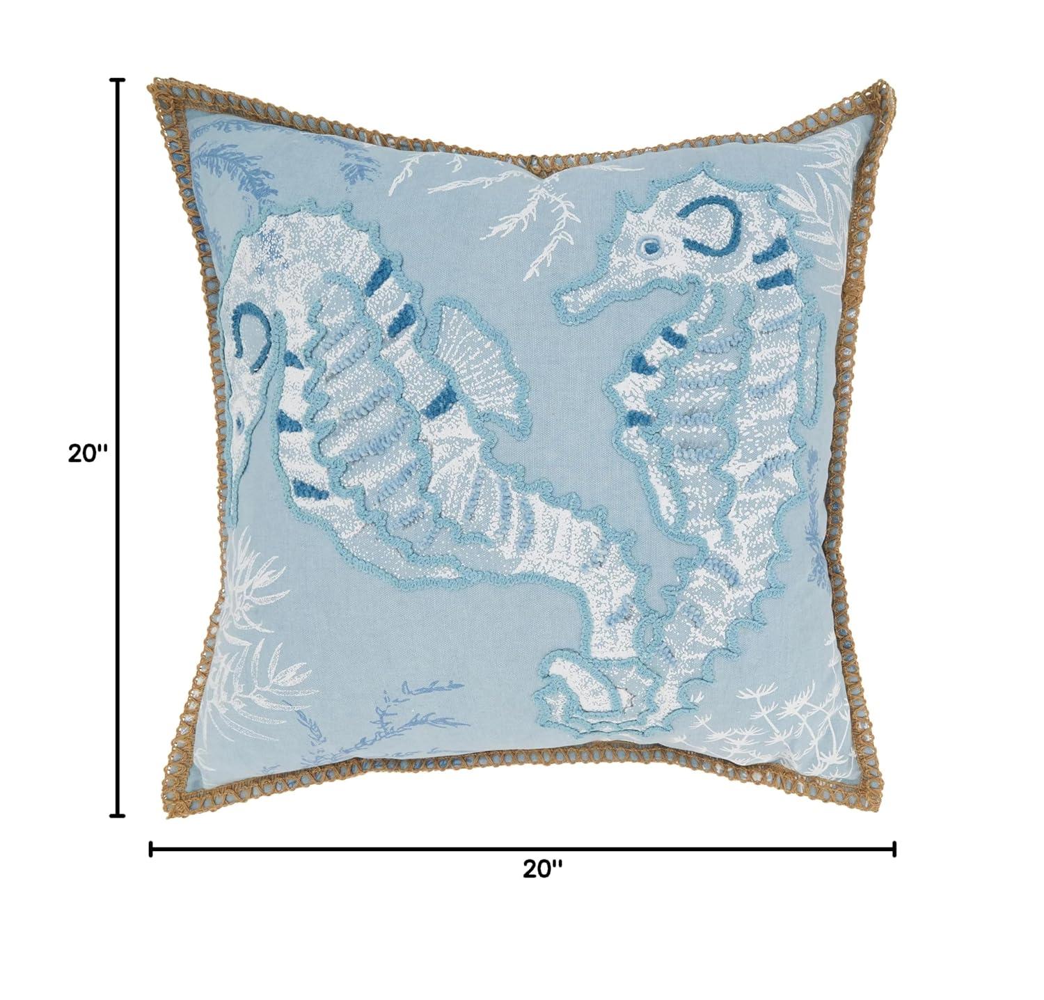 Saro Ballast Collection Cotton Pillow Cover