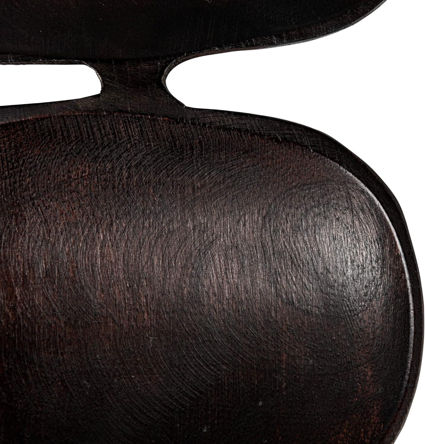 Bloomingville Modern Wood Serving Dish with 2 Sections, Brown