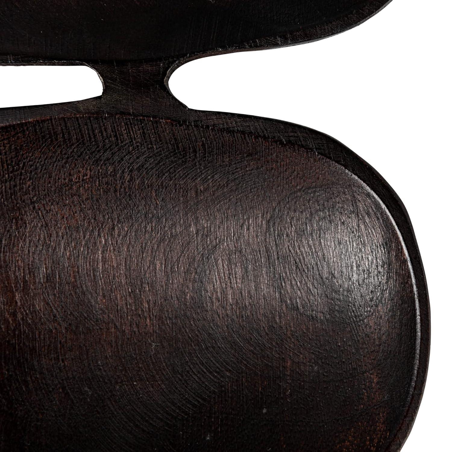 Bloomingville Modern Wood Serving Dish with 2 Sections, Brown