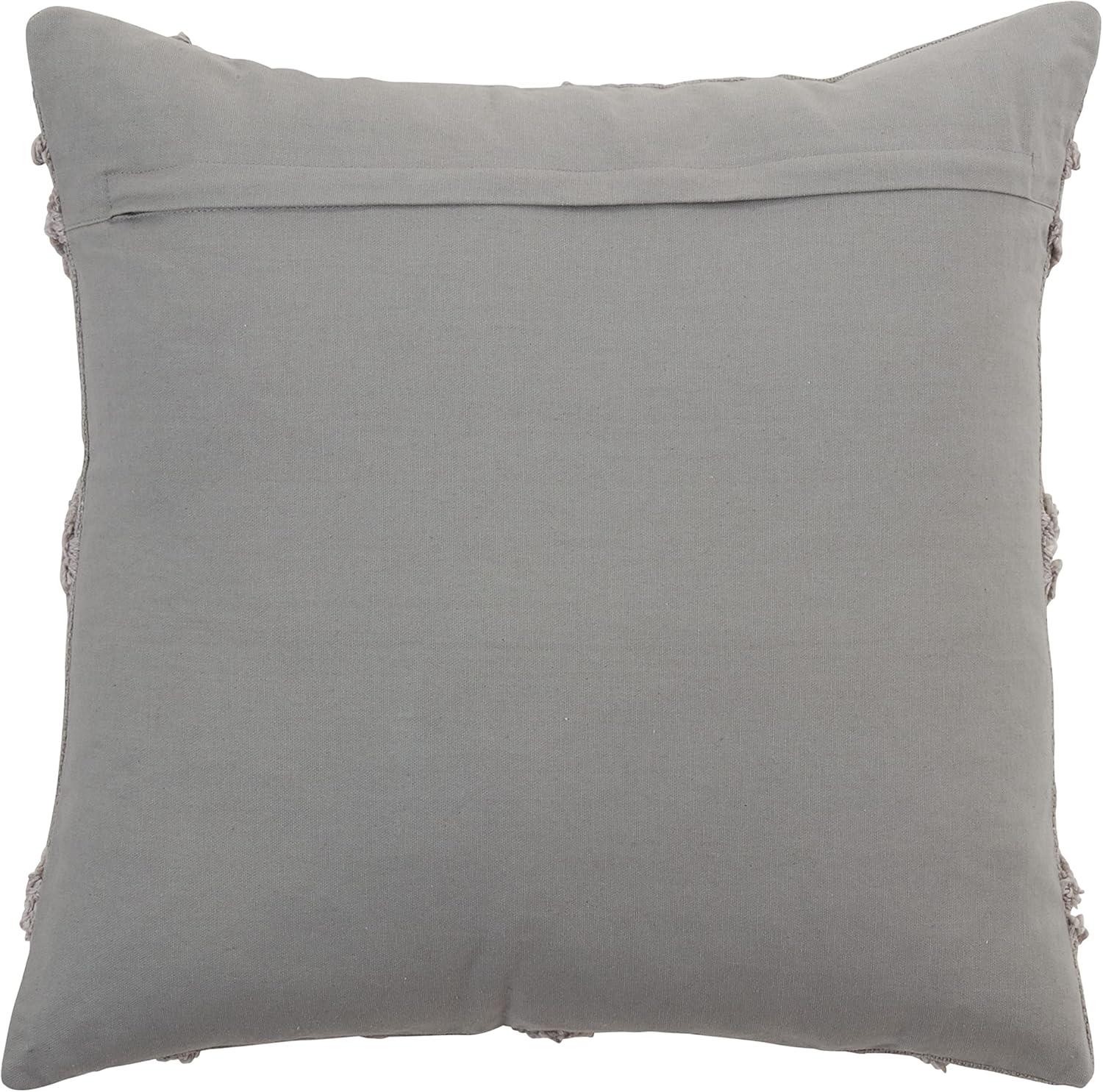 Saro Lifestyle Diamond Design Tufted Poly Filled Pillow