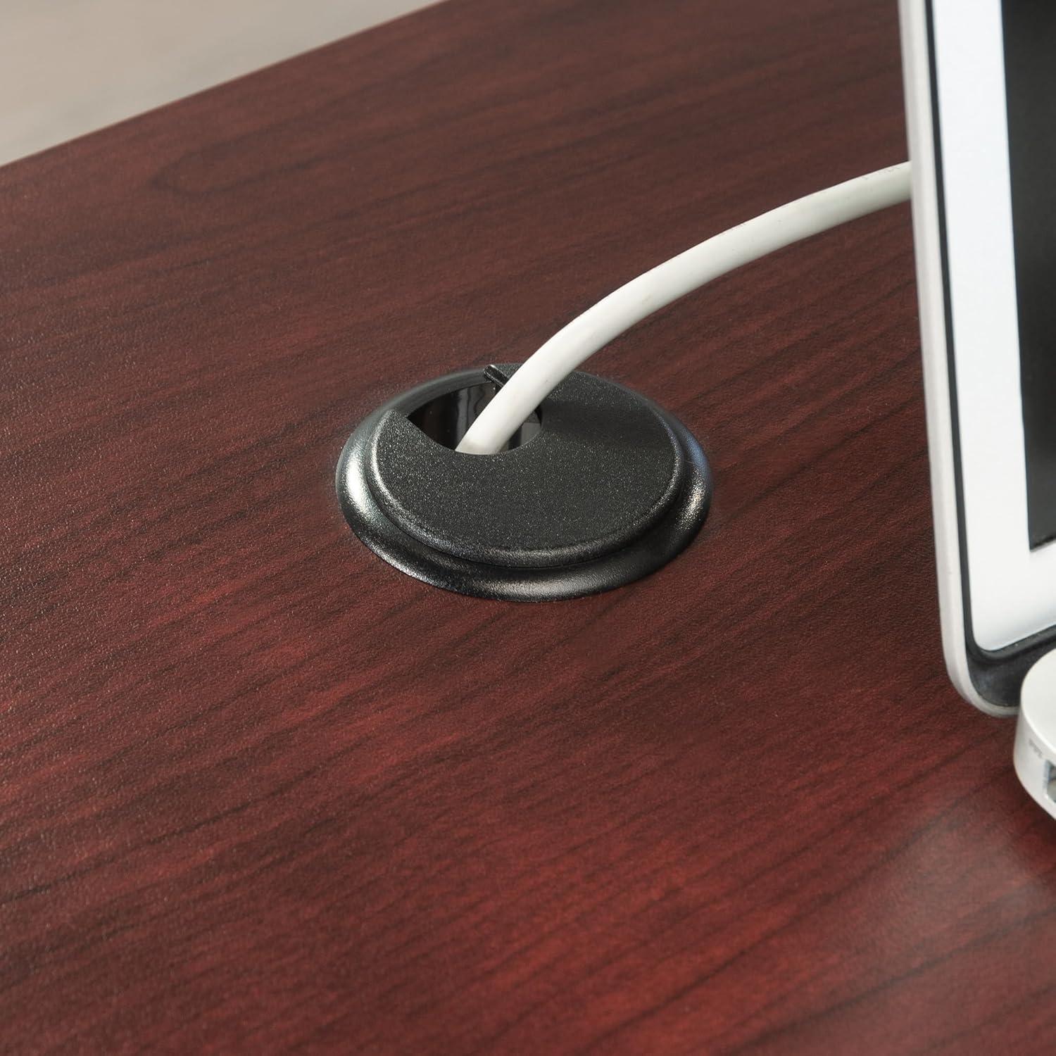 Sauder Via Executive Office Desk Return Classic Cherry