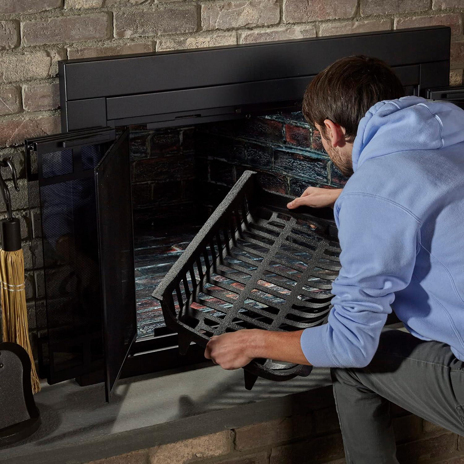 UniFlame Zero Clearance Cast Iron Stack Grate