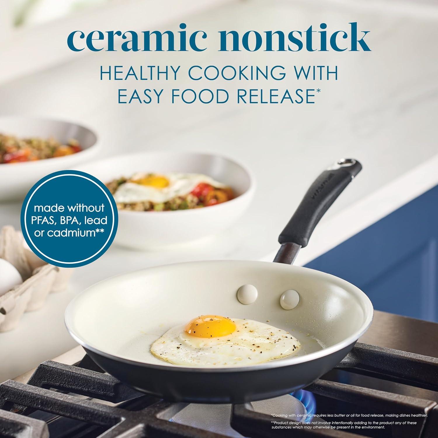 Rachael Ray Rachael Ray Cucina Ceramic Nonstick, Frying Pan / Skillet