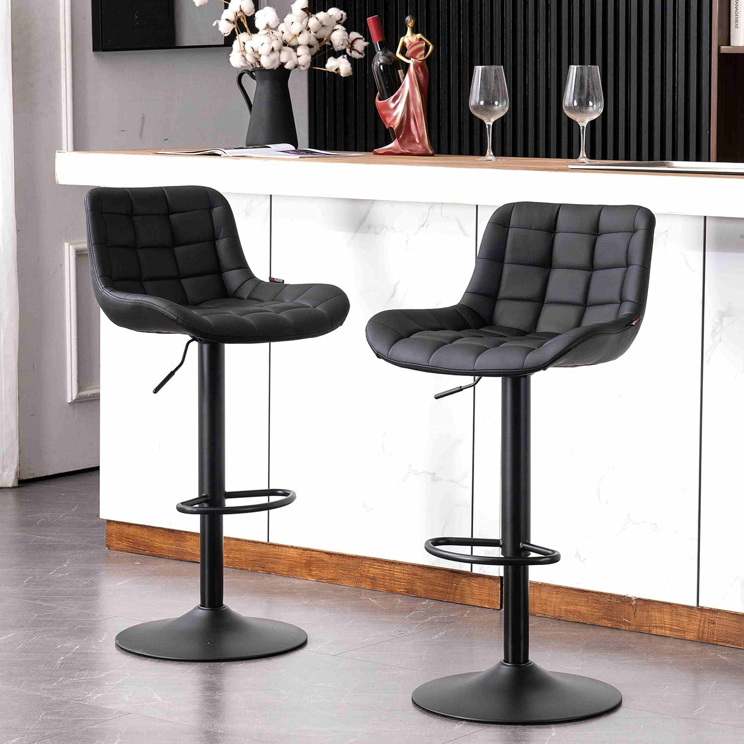 Kidol & Shellder Green Bar Stools Set of 2 Modern Kitchen Island Barstool