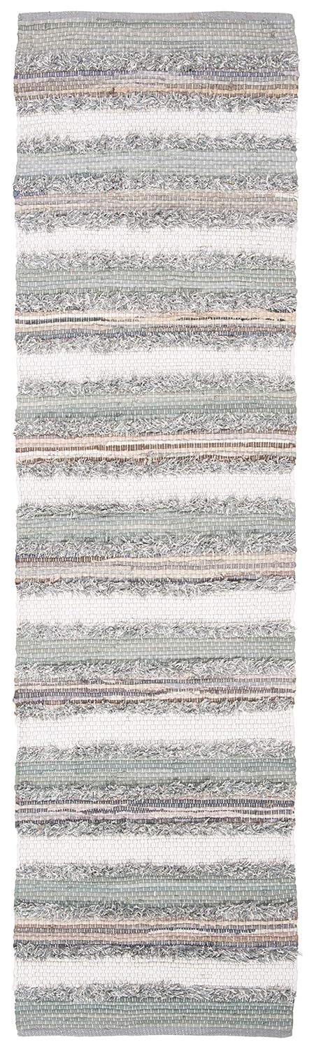 Montauk MTK951 Hand Woven Runner Rug - Grey/Multi - 2'3"x8' - Safavieh.