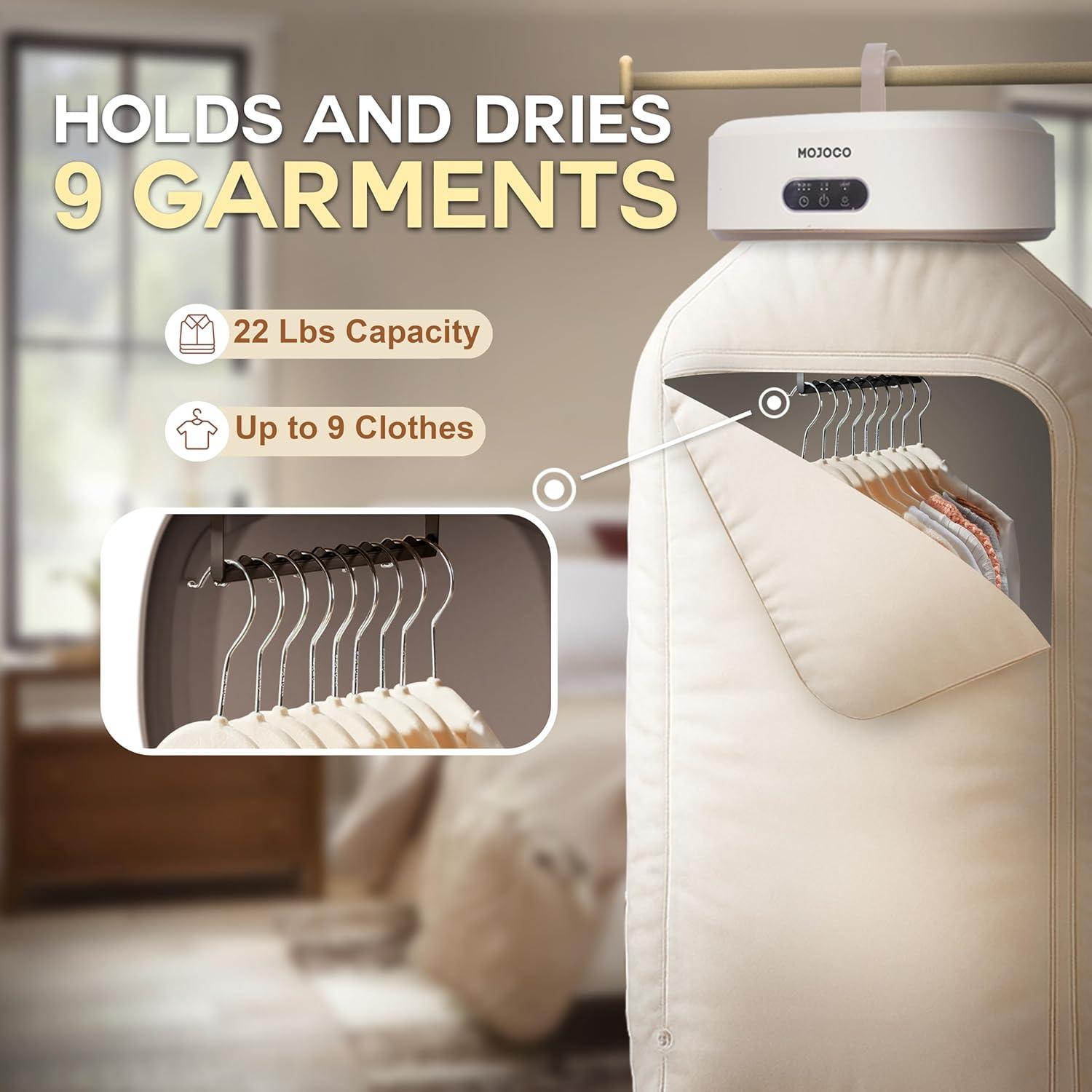 Mojoco Portable 600W Electric Clothes Dryer
