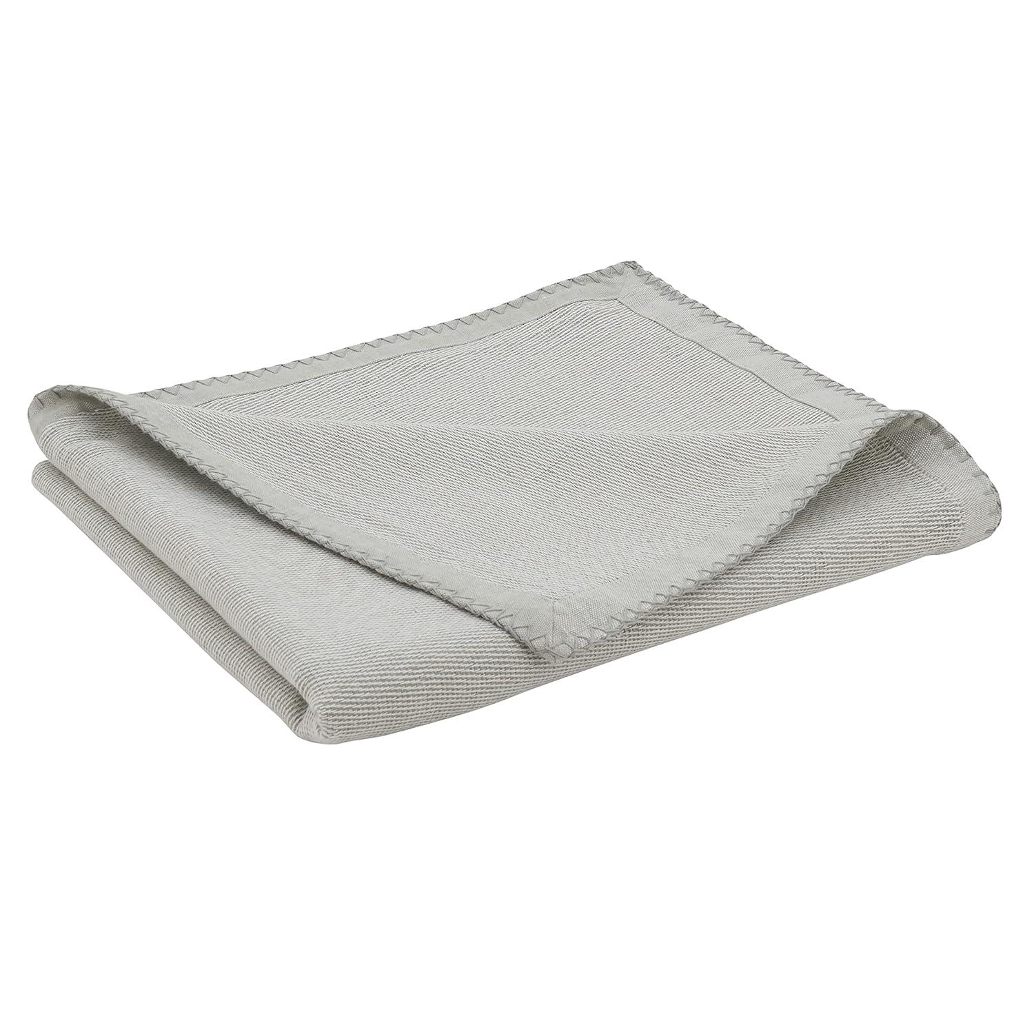 SARO LIFESTYLE Whipstitch Design Throw