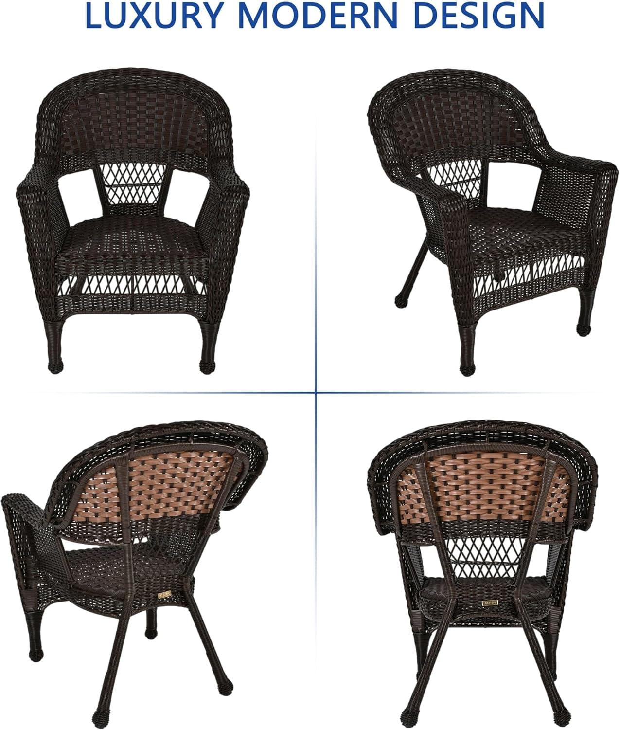 Maykoosh Victorian Elegance Chair With Black Cushion - Set Of 2
