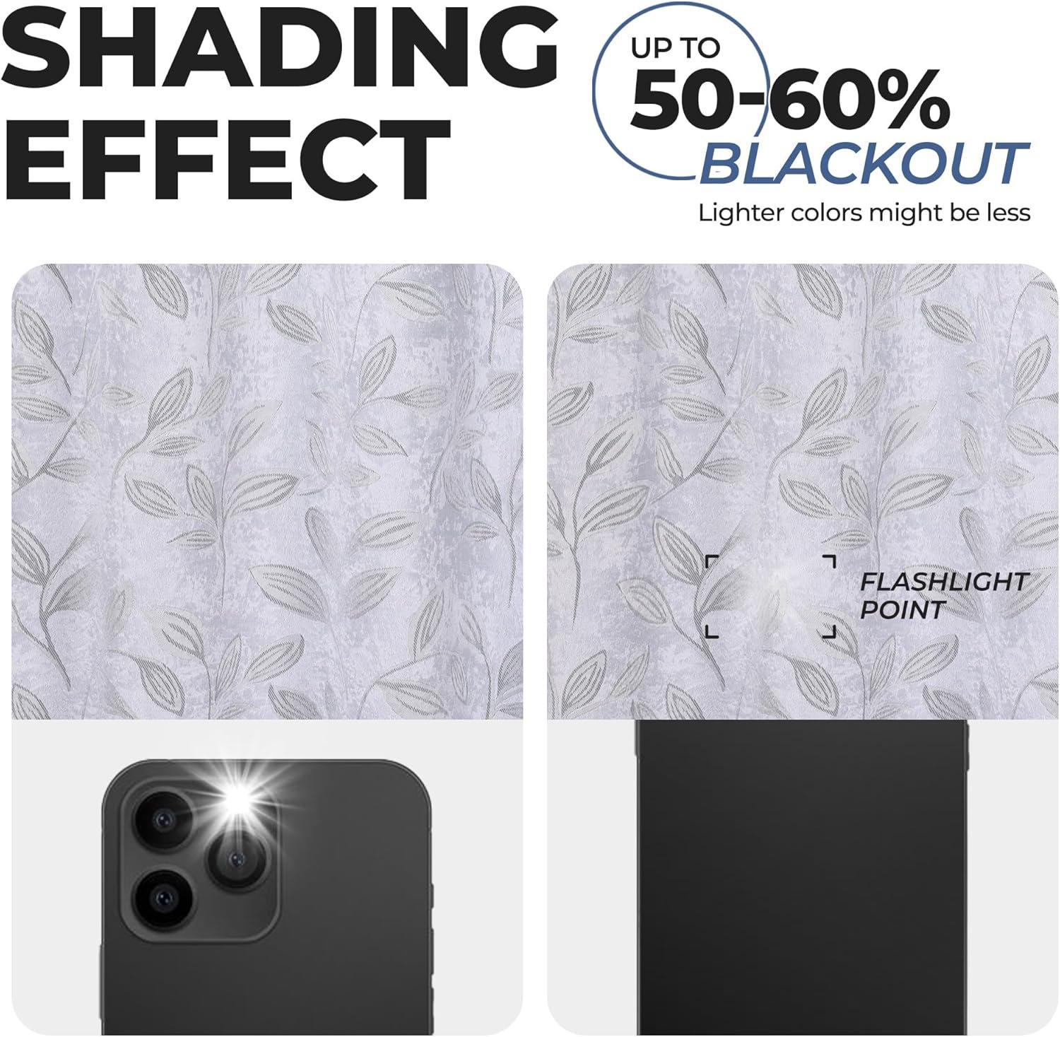 Superior Modern Bohemian Leaves Polyester Machine Washable Room Darkening Blackout Curtains by Superior & Reviews | Wayfair