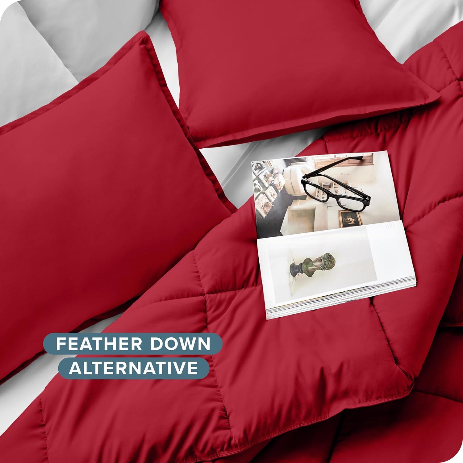 Bare Home Goose Down Alternative Comforter Set